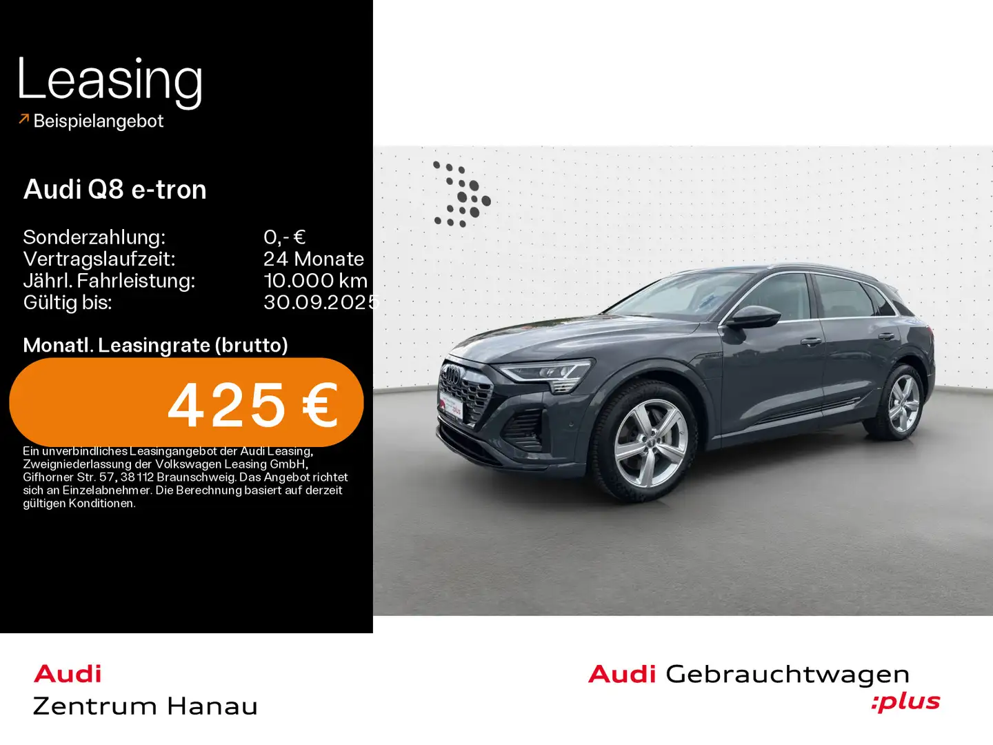 Audi Q8 e-tron 50 quattro S-LINE*NAVI-PLUS*MATRIX*VIR Gri - 1