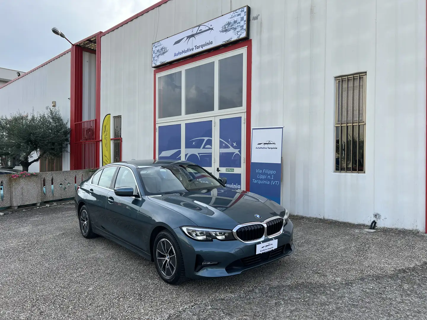BMW 318 D Berlina Mhev 48V Advantage-Pelle-Led-Automatica Azul - 1
