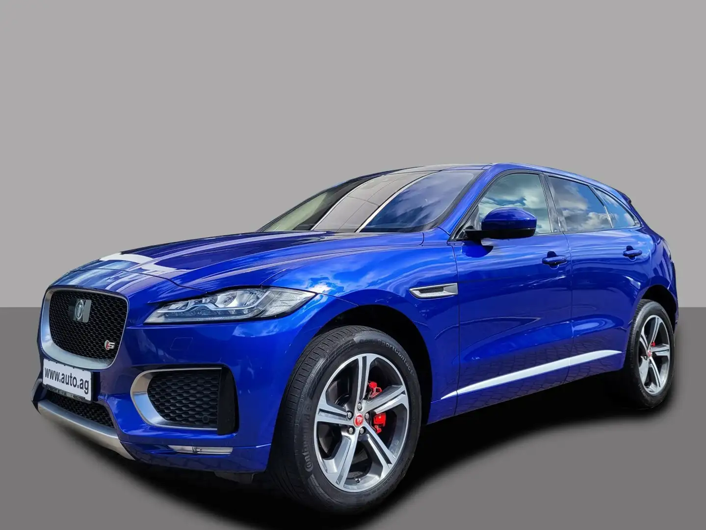 Jaguar F-Pace 30D AWD S HUD*ACC*PANO Blau - 1