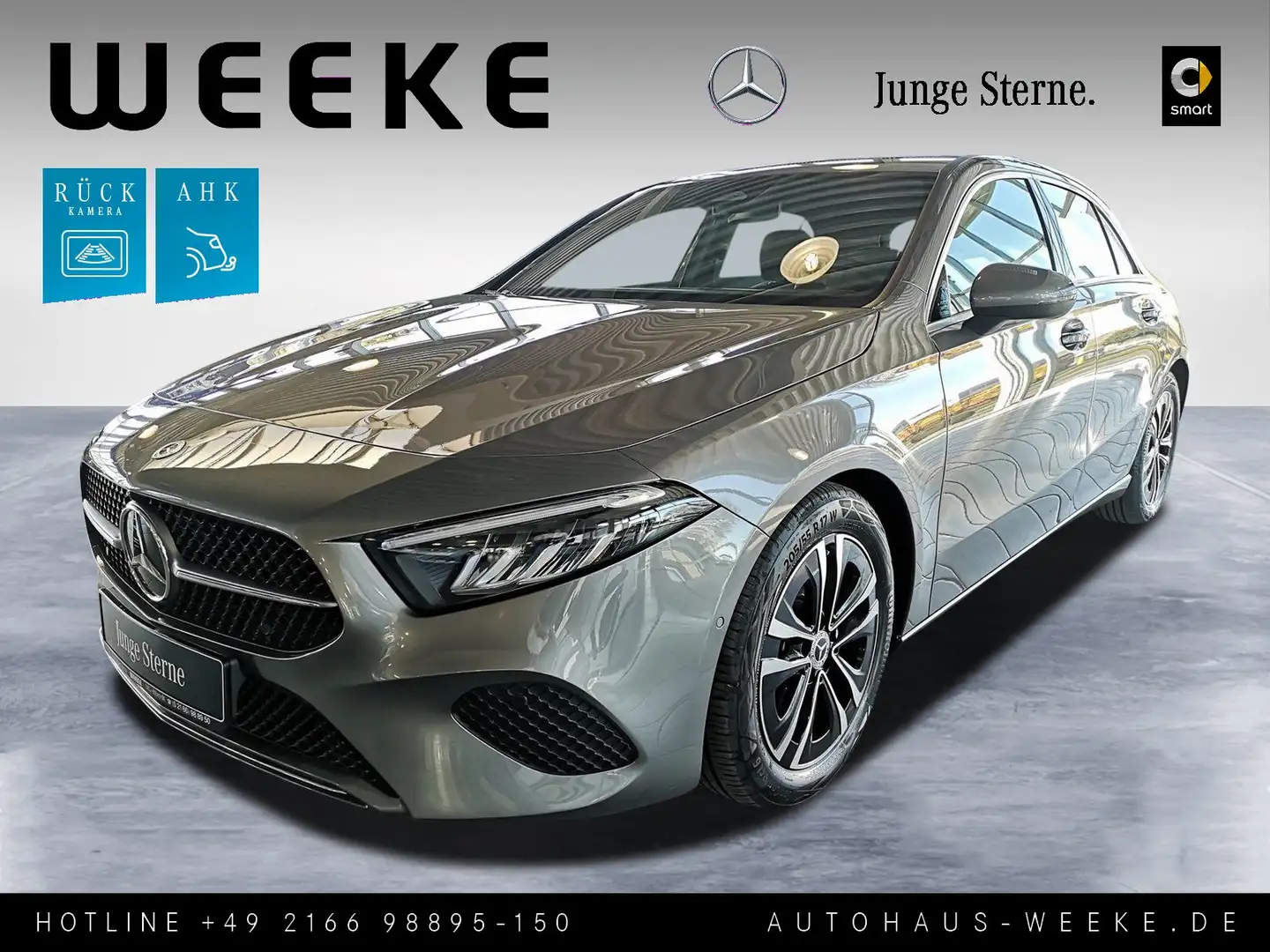 Mercedes-Benz A 180 Progressive ADVANCED+ANHÄNGERKUPPLUNG+KAME Grijs - 1