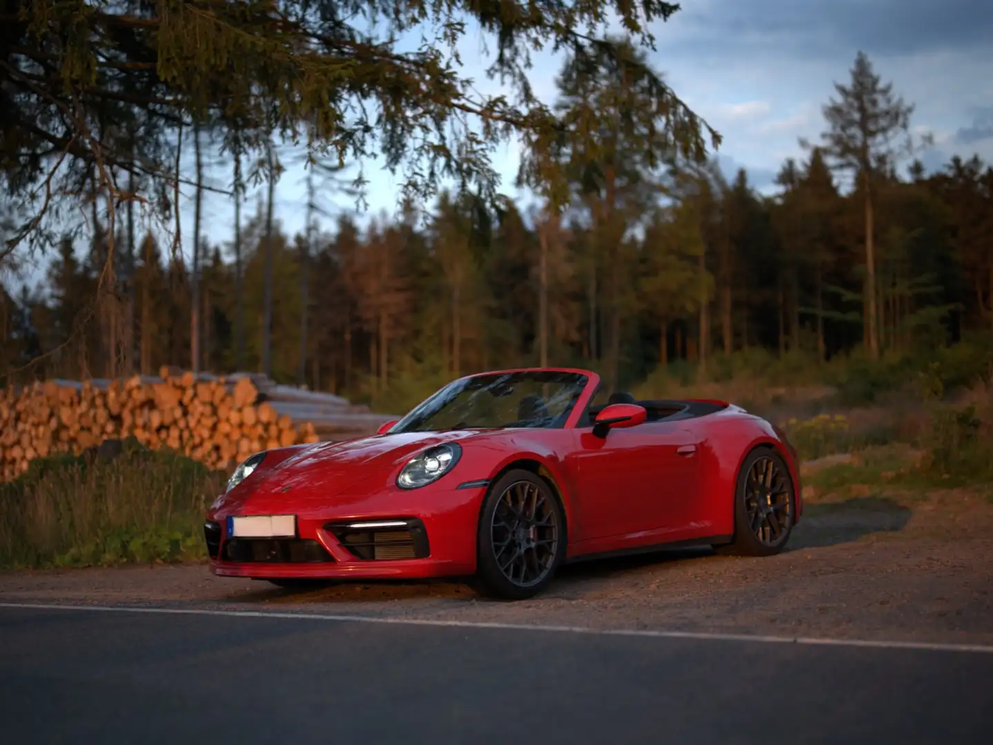 Porsche 992 911 Carrera 4S Cabriolet (MIT TÜV GUTACHTEN) Roşu - 1