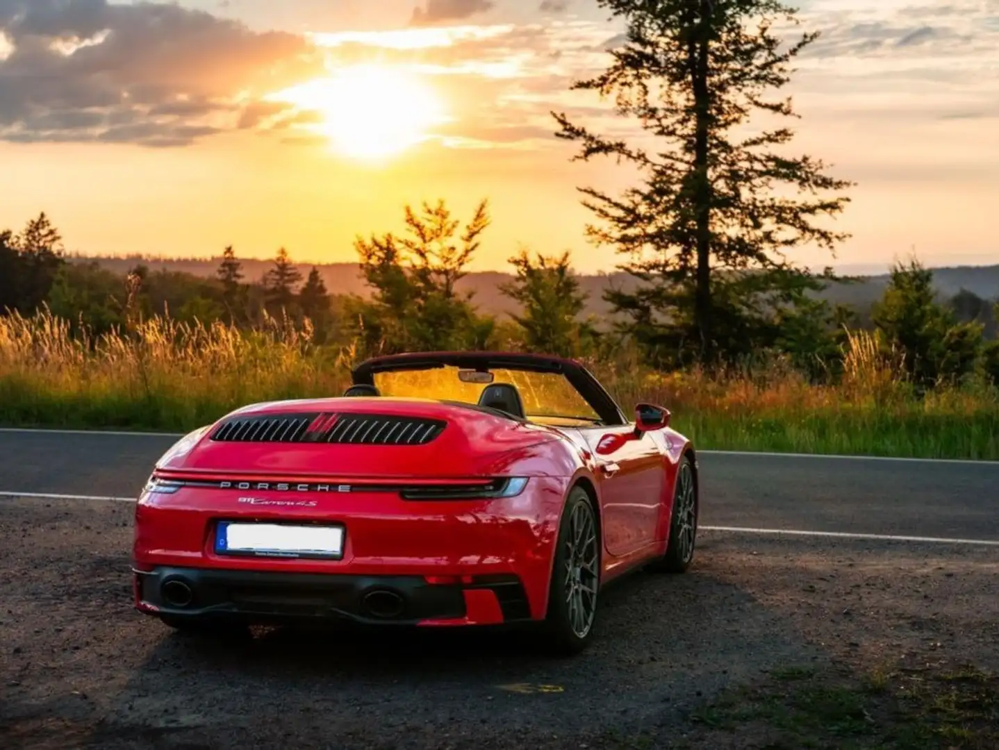 Porsche 992 911 Carrera 4S Cabriolet (MIT TÜV GUTACHTEN) Roşu - 2