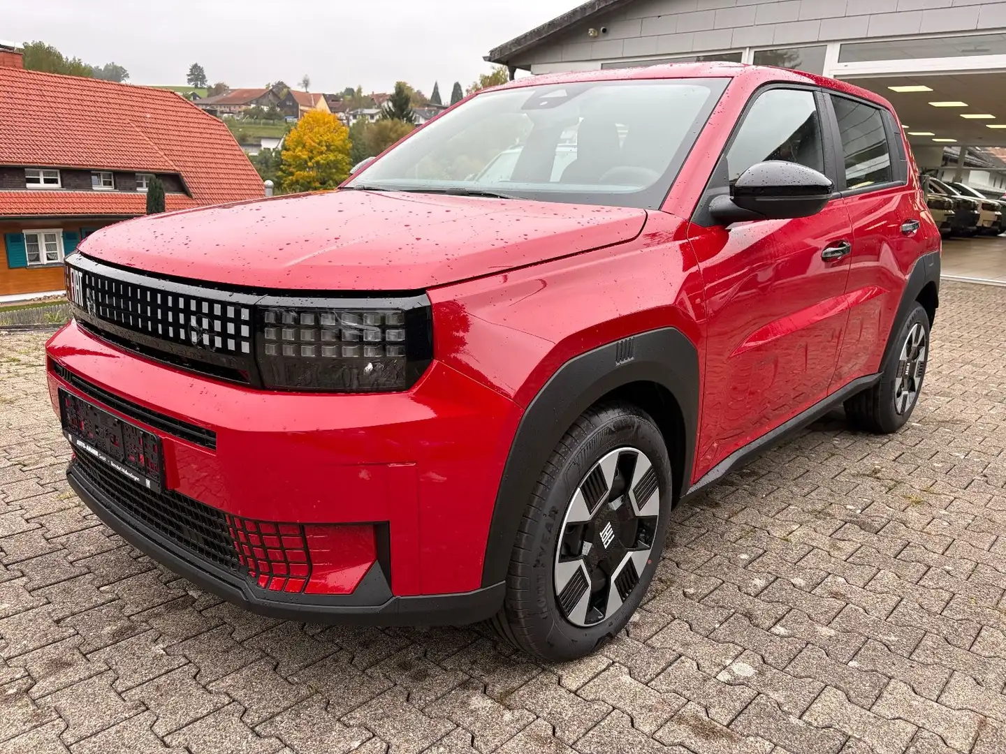 Fiat Grande Panda 1.2 Hybrid AUTOMATIK, LED, CARPLAY Rood - 1