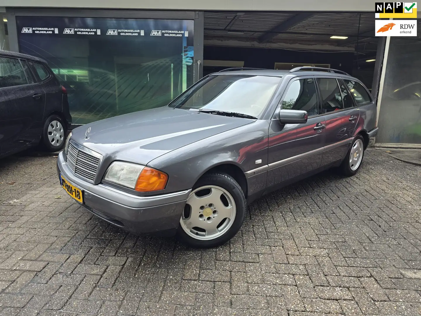 Mercedes-Benz C 180 Combi Elegance | NIEUWE APK | AIRCO | ELEC RAMEN | Gris - 1