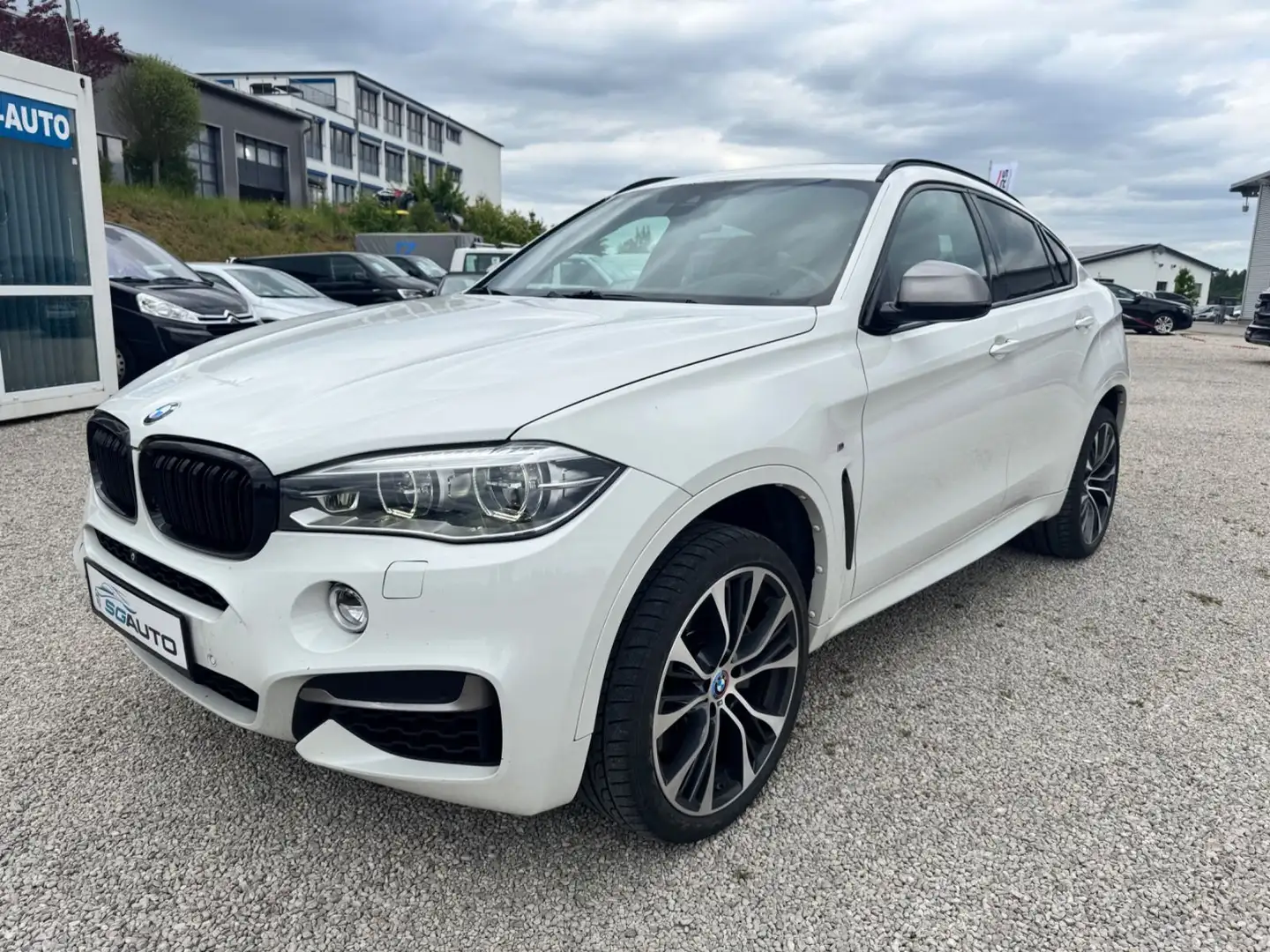 BMW X6 M STZH/Belüftung H/K HUD DriveAssPlus Bianco - 1