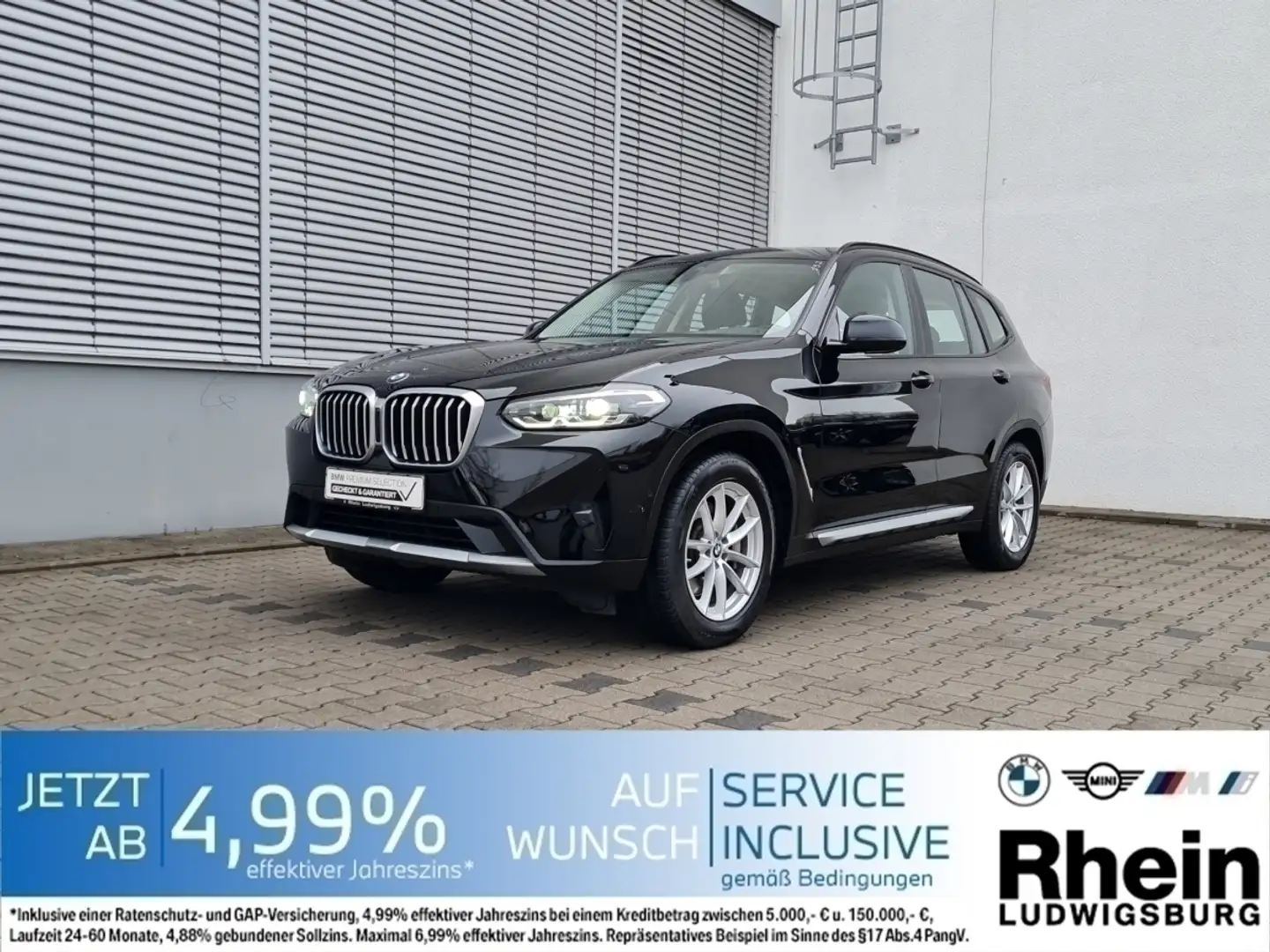 BMW X3 xDrive30iA Navi.LED.ParkAs.DAB.M-LR.Rükamera Noir - 1