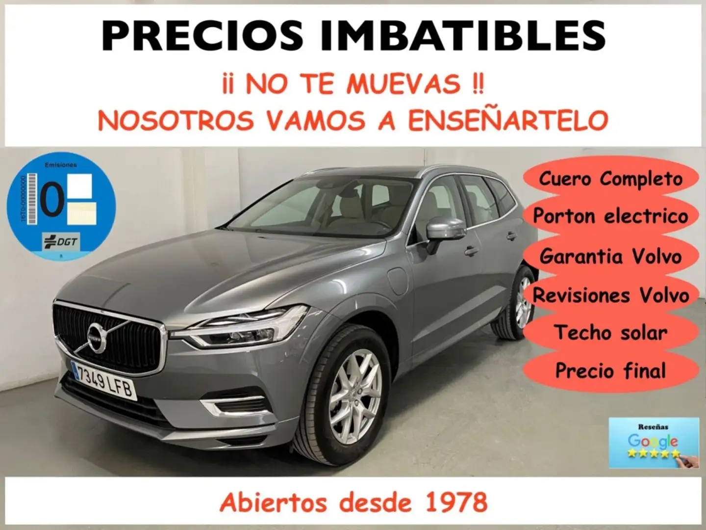 Volvo XC60 T8 Twin Business Plus Gris - 1