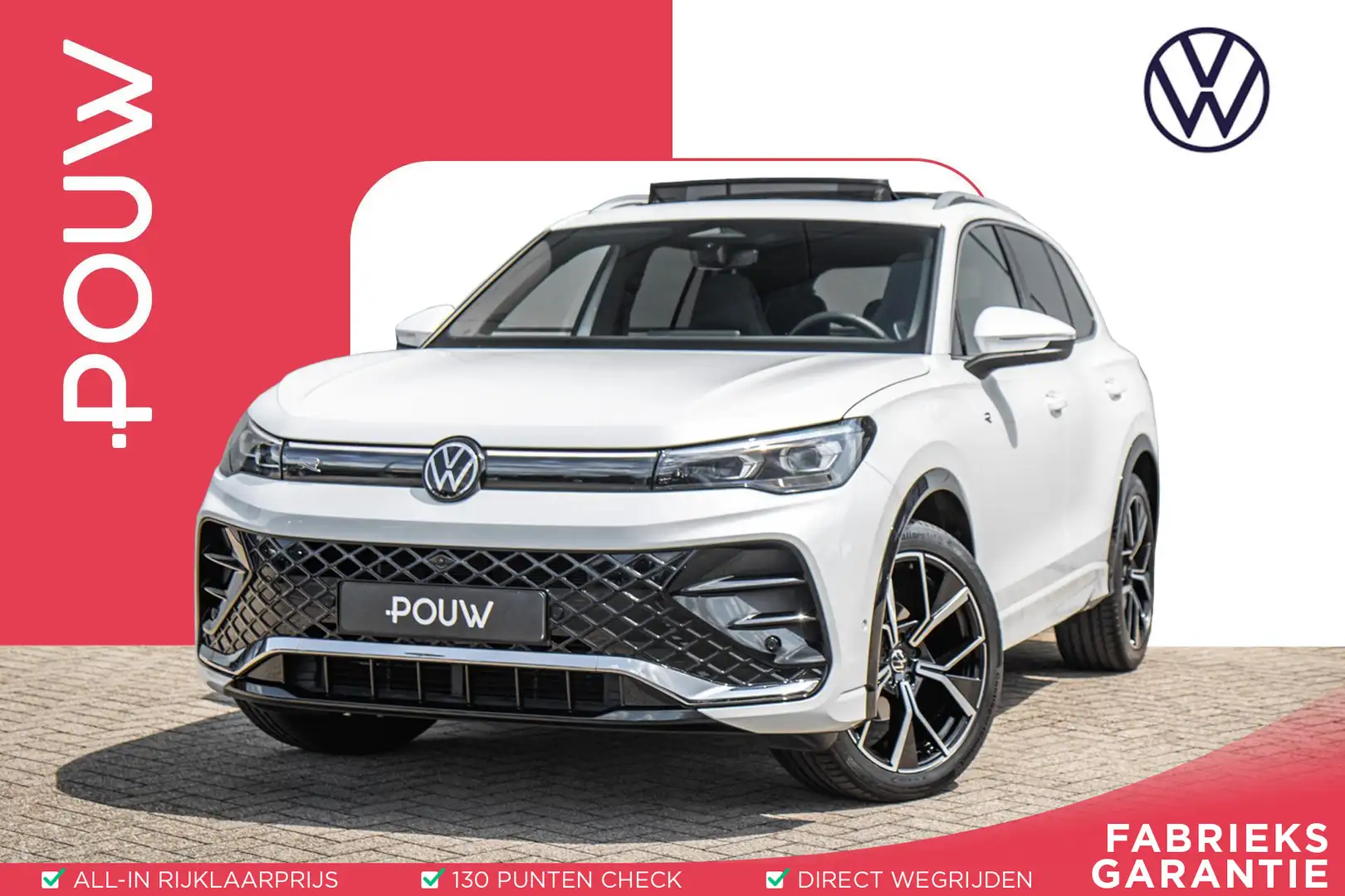 Volkswagen Tiguan 1.5 eTSI 150pk DSG R-Line Business | Panoramadak | Wit - 1