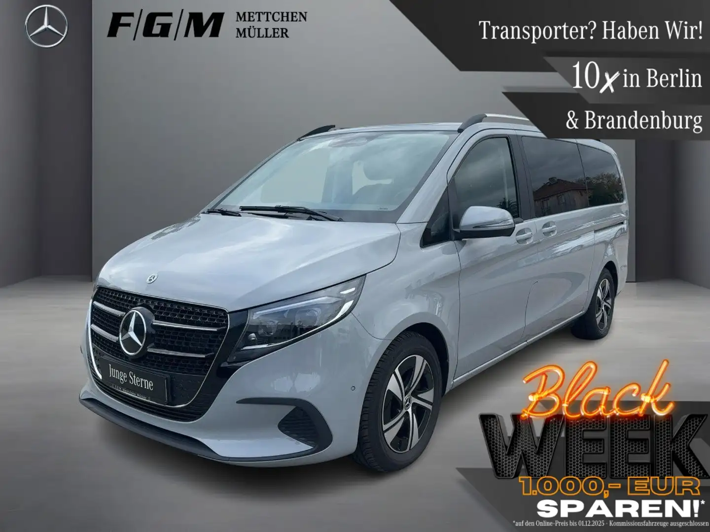 Mercedes-Benz V 250 d STYLE Lang MBeam|TWA|AHK|CarPlay|Kamera Gris - 1