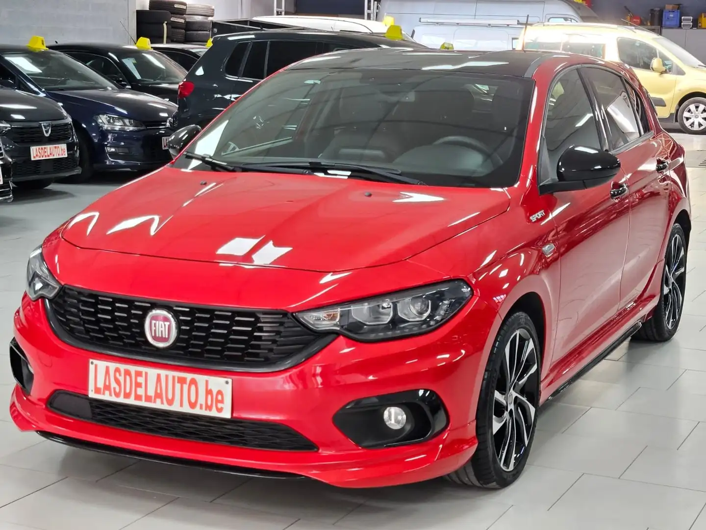 Fiat Tipo 1.4i Turbo Sport S Cam Gps Blue SIEGES Chauffants Rouge - 1