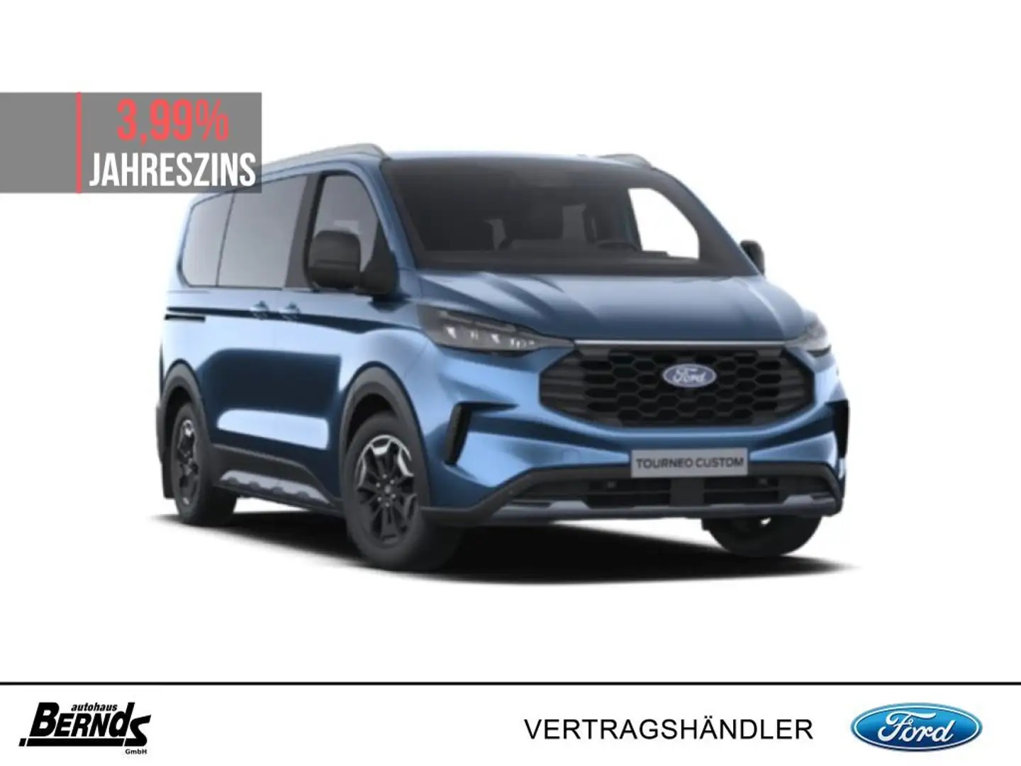 Ford Tourneo Custom 320 L1H1 4x4 Autm. Active Blau - 1