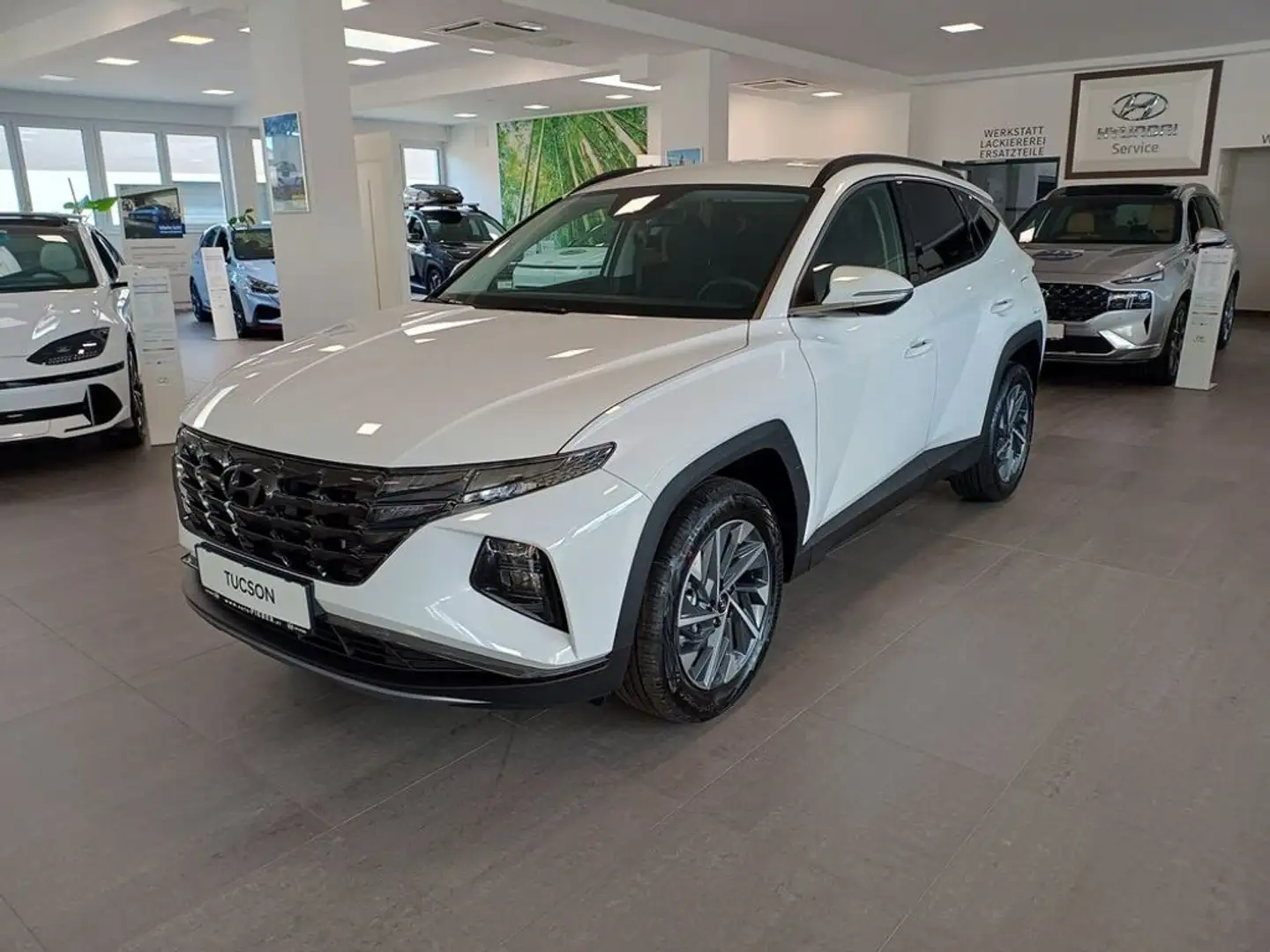 Hyundai TUCSON 1,6 T-GDI 2WD Smart Line *LED* *18 Zoll* Bianco - 2