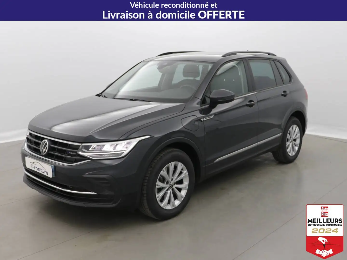 Volkswagen Tiguan 1.4 eHybrid 245 DSG6 Life +GPS +Caméra Gris - 1