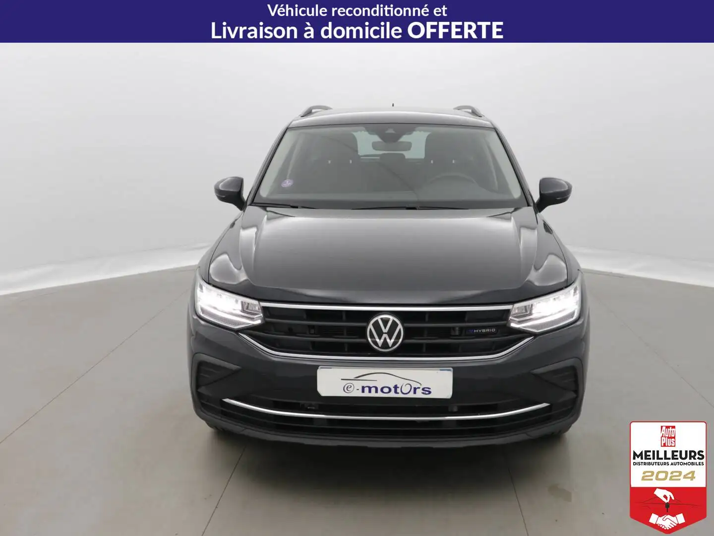 Volkswagen Tiguan 1.4 eHybrid 245 DSG6 Life +GPS +Caméra Gris - 2