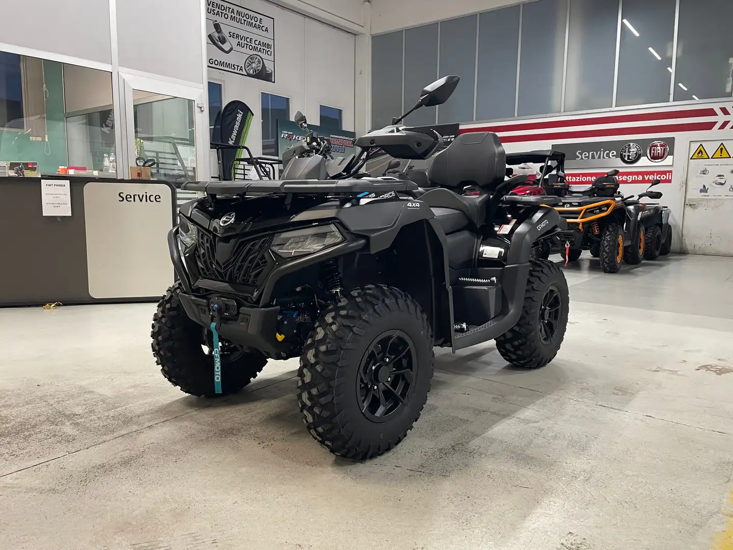 CFMOTO CForce 625 TOURING EFI 4X4 PASSO LUNGO Nero - 1