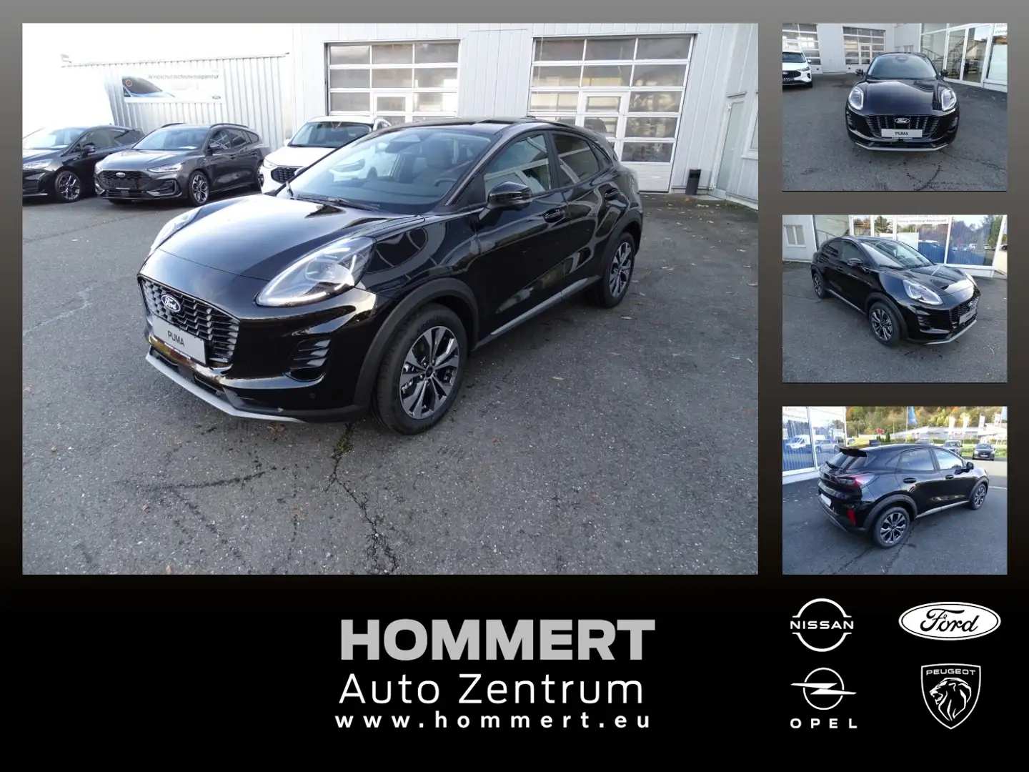 Ford Puma 1.0 EcoBoost Titanium ACC+LED+Navi+SHZ Noir - 1