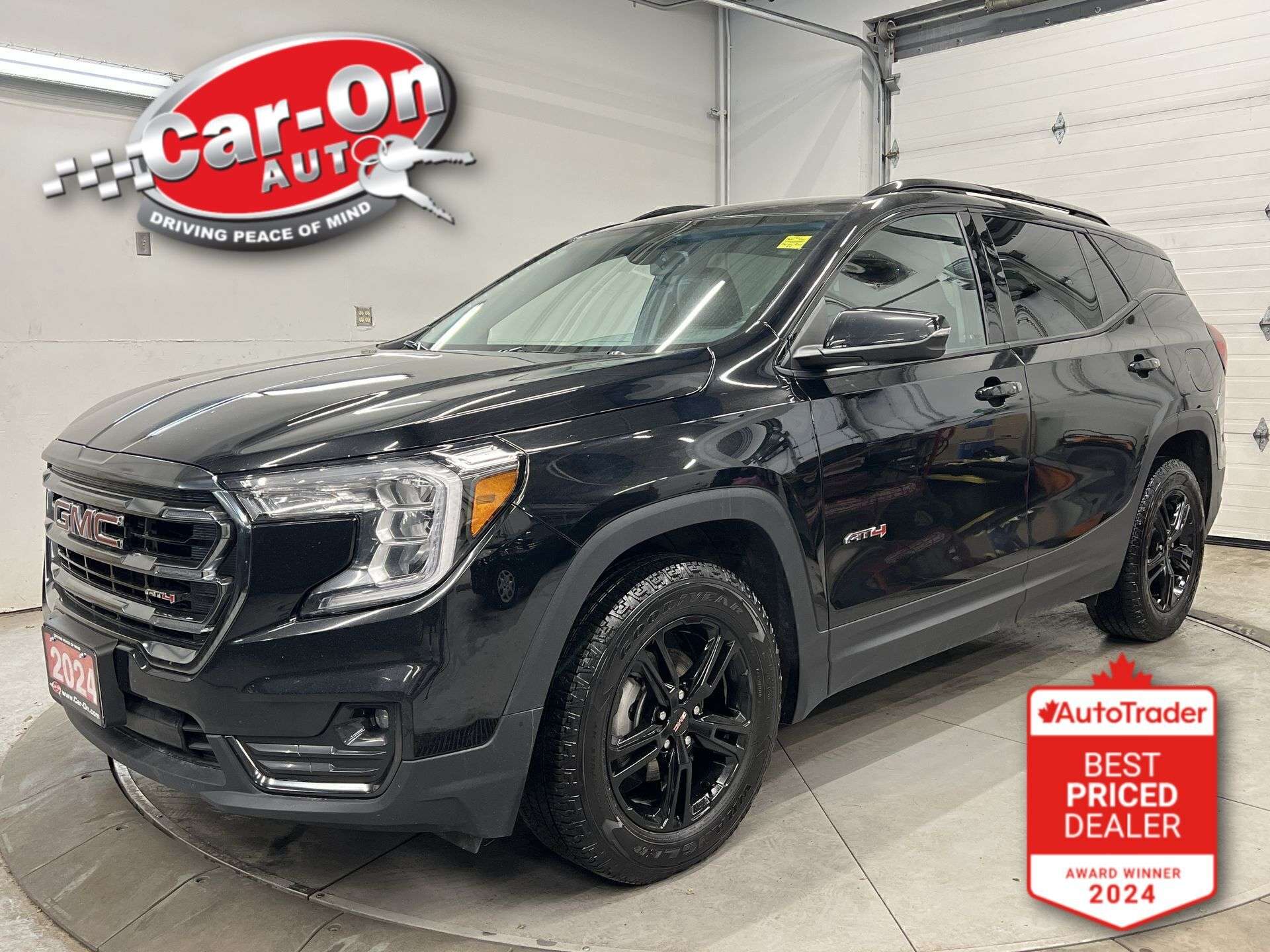 Black 2024 GMC Terrain AT4 AWD SUV / Crossover All-Wheel Drive Automatic