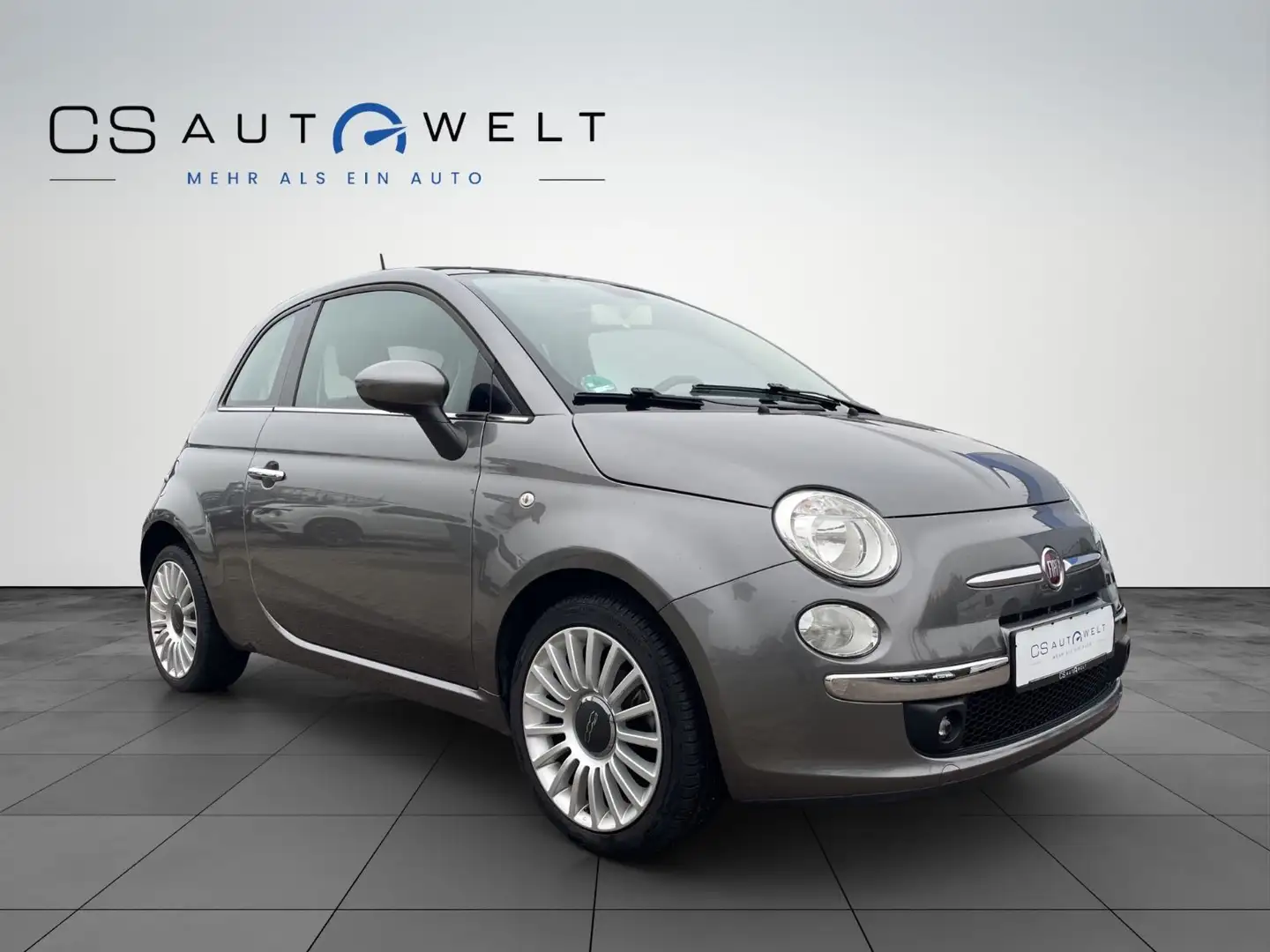 Fiat 500 1.2 Lounge KLIMAAUT./ALU/PANO/TÜV NEU Grau - 2