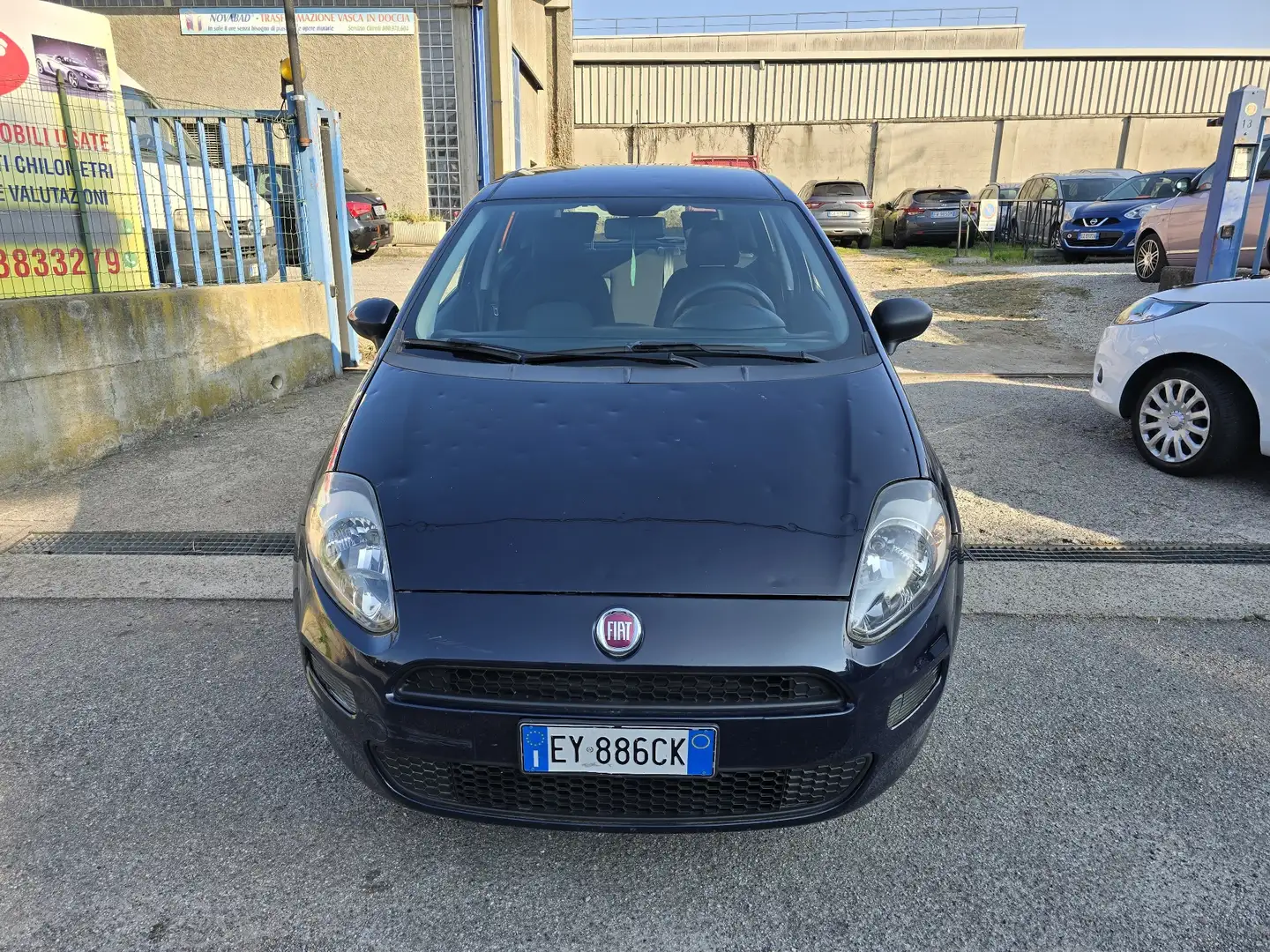 Fiat Punto 5p 1.3 mjt II 16v Lounge 75cv cingia fatta 184000 Albastru - 1