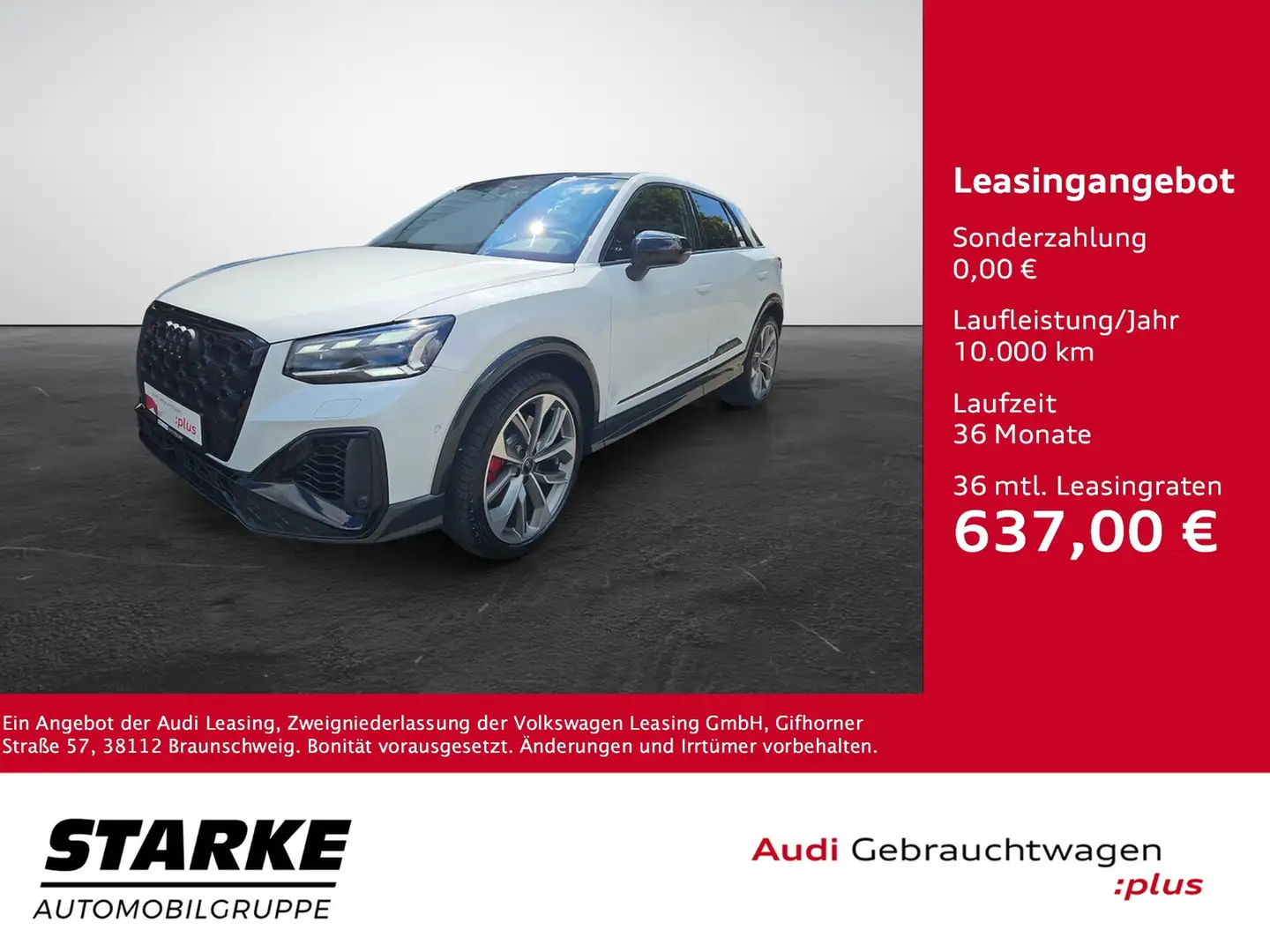 Audi SQ2 TFSI S tronic quattro AHK Matrix Audi Smartphon... White - 1