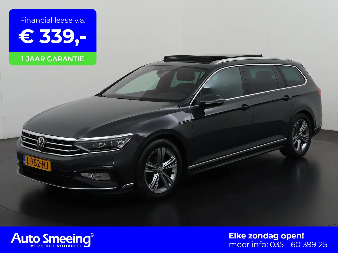 Volkswagen Passat Variant 1.5 TSI R-Line Business + | Panoramadak | Zondag O Grijs - 1