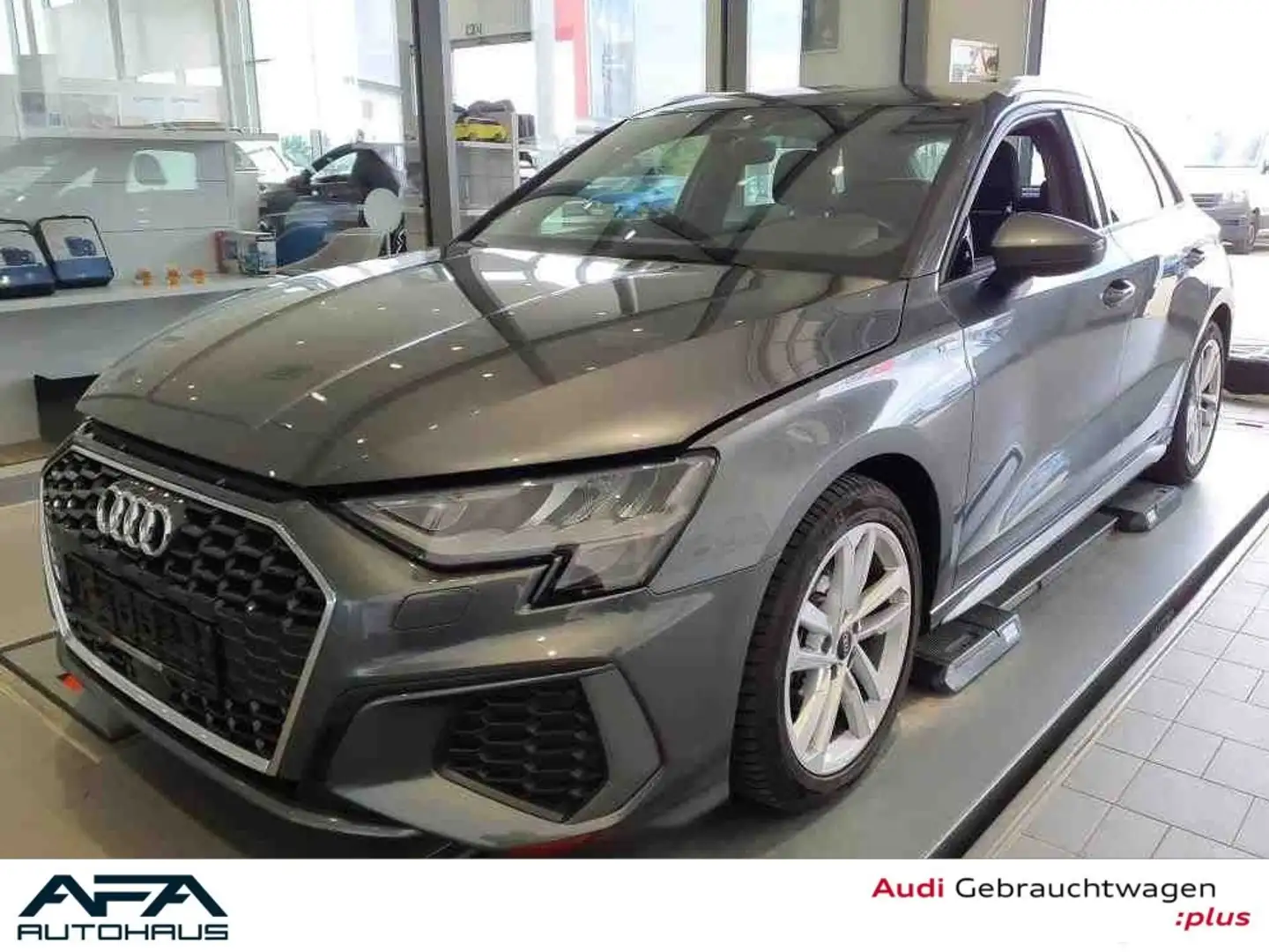 Audi A3 Sportback 35 TDI S-Line S tr. Navi*LED*VC*GRA Grau - 1