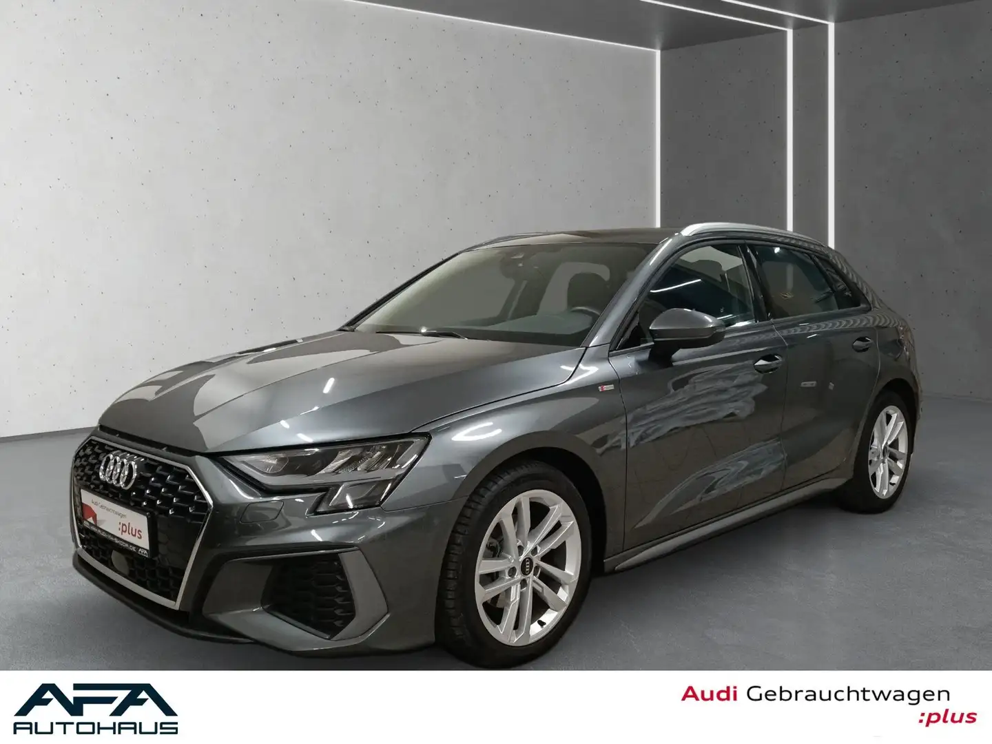 Audi A3 Sportback 35 TDI S-Line S tr. Navi*LED*VC*GRA Grau - 1