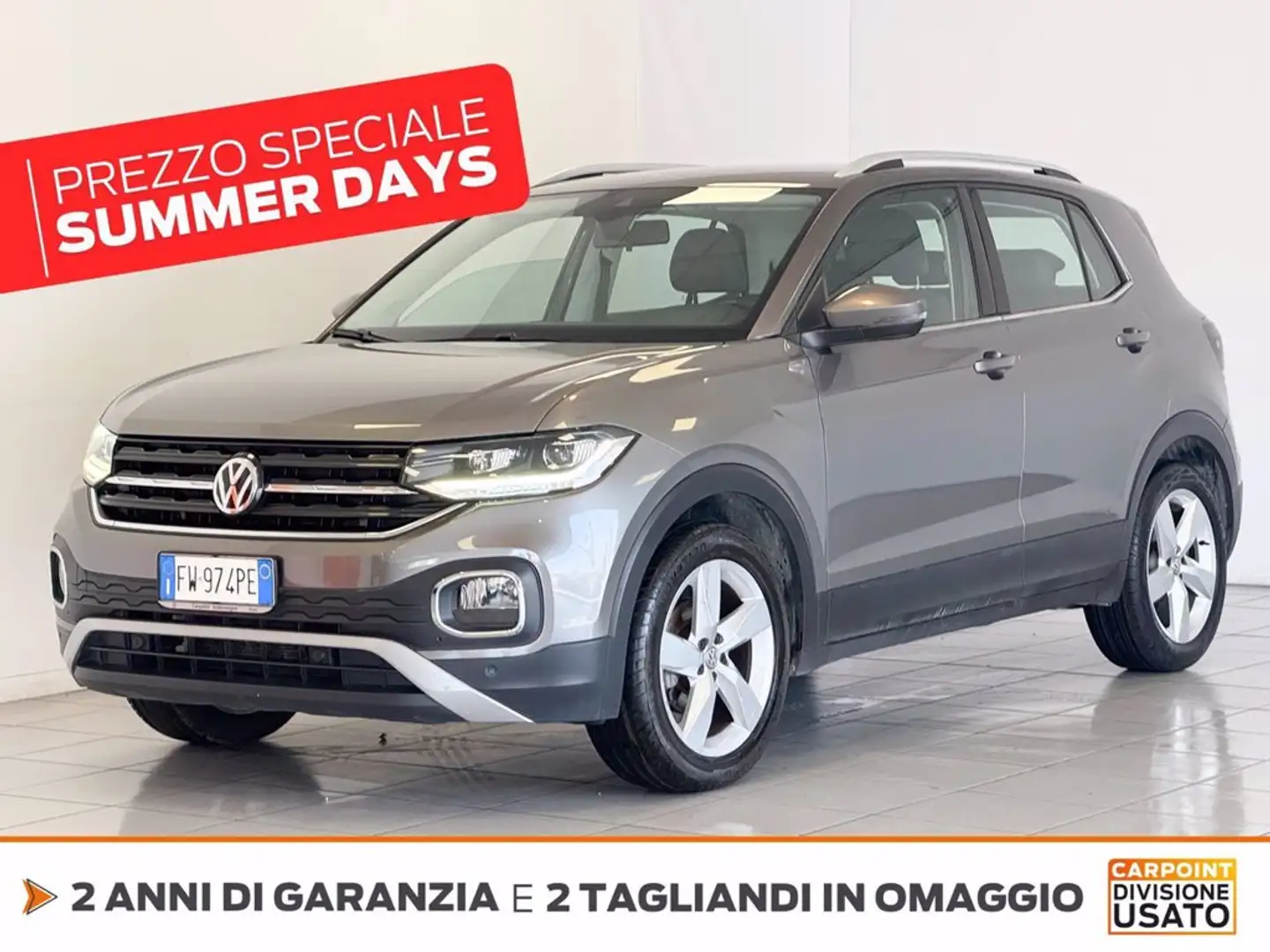 Volkswagen T-Cross 1.0 tsi advanced 115cv Gris - 1
