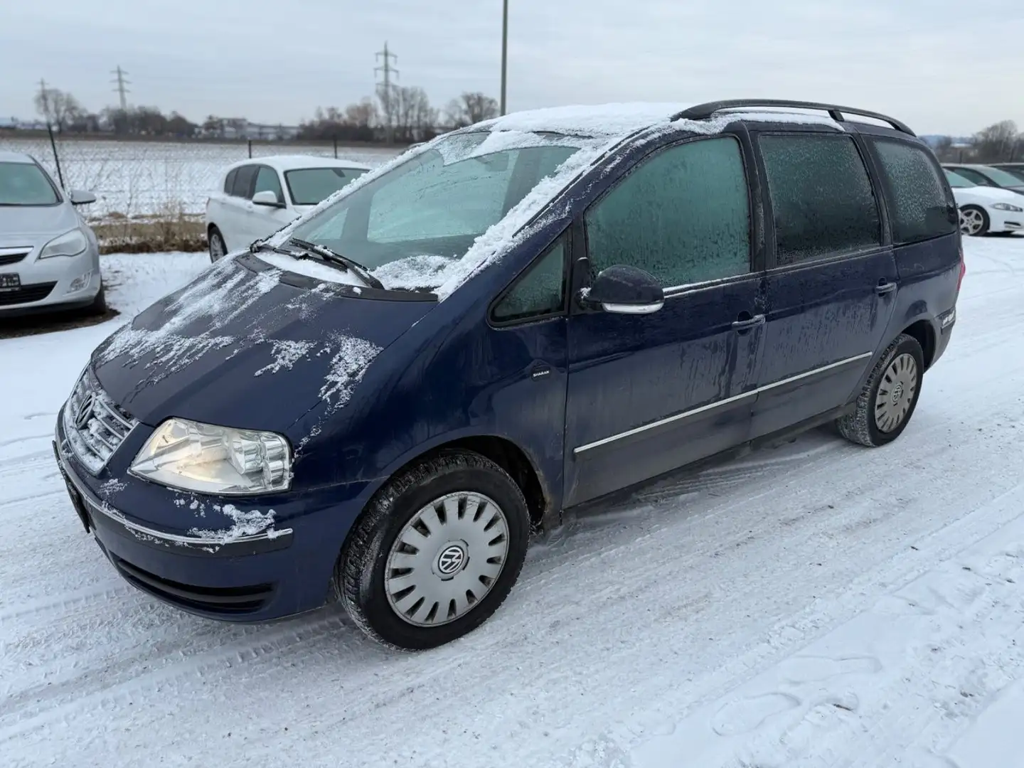 Volkswagen Sharan 7 Sitzer 2.0 140 PS Sitzheizung Blau - 2