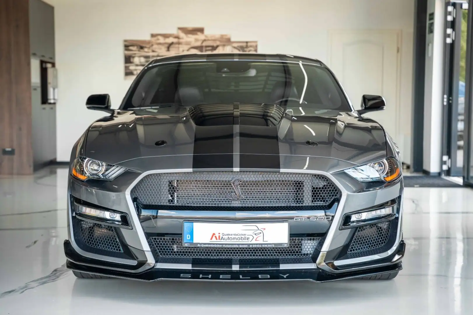 Ford Mustang GT 5,0 500 SHELBY LCD/LED/PREMIUM/SPUR Grijs - 2
