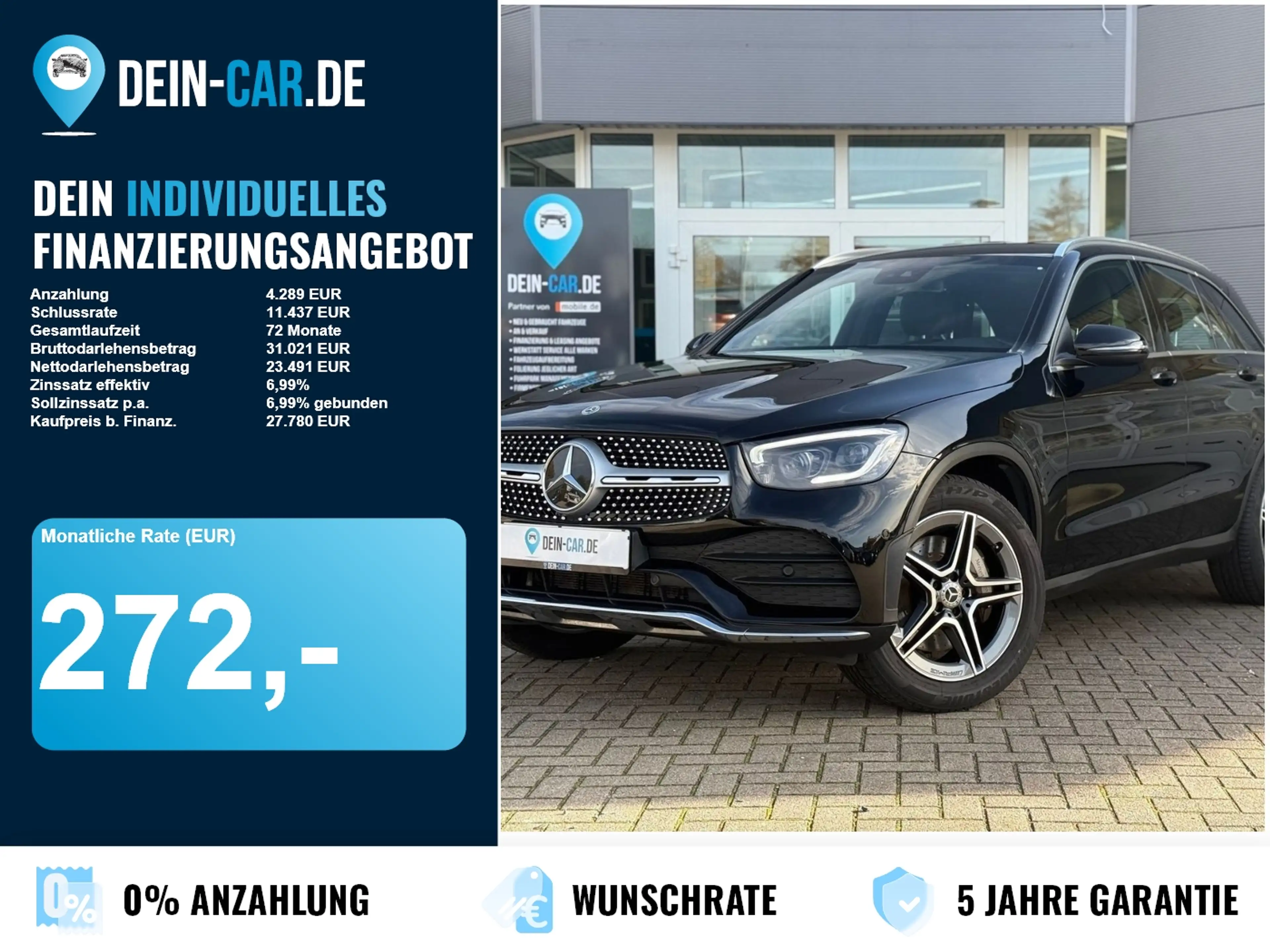 Mercedes-Benz GLC 200 AMG Line ACC LED AHK PDC SHZ el.Heck Kam.