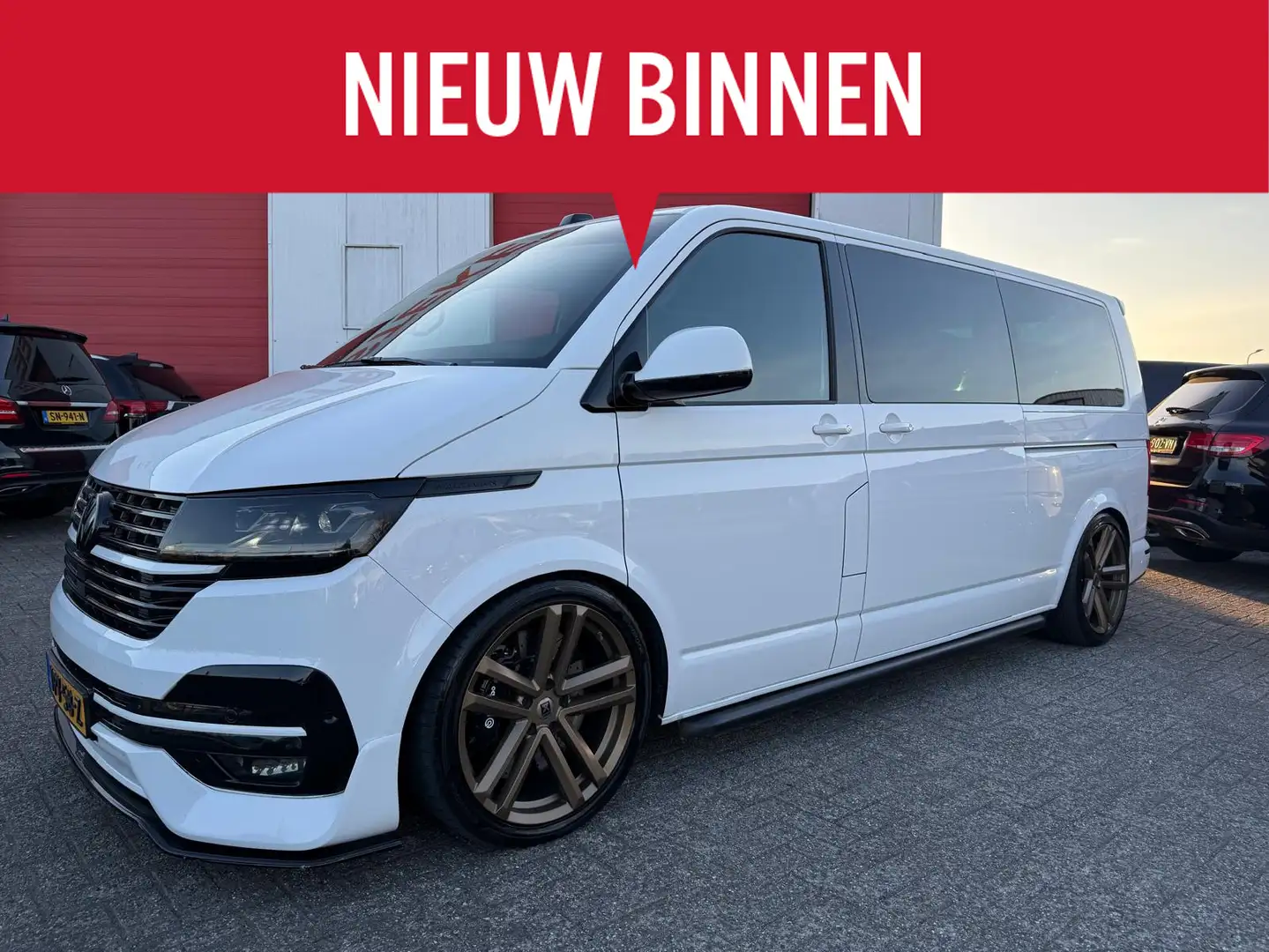 Volkswagen Transporter Multivan 2.0 TDI 4Motion 204pk L2H1 --Dikste bus v Белый - 1