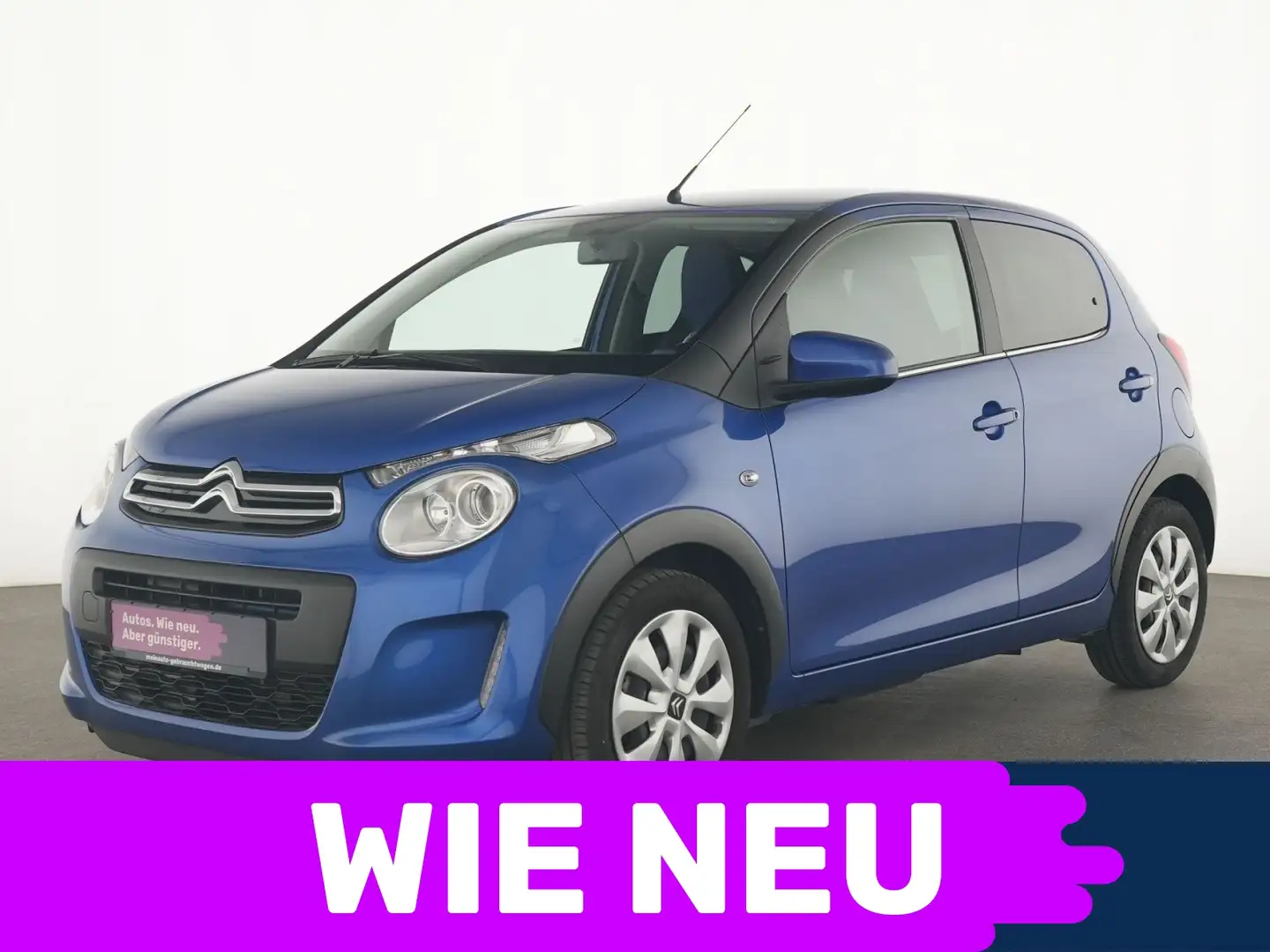 Citroen C1 Millenium Klimaanlage|SHZ|Berganfahrhilfe Blau - 1