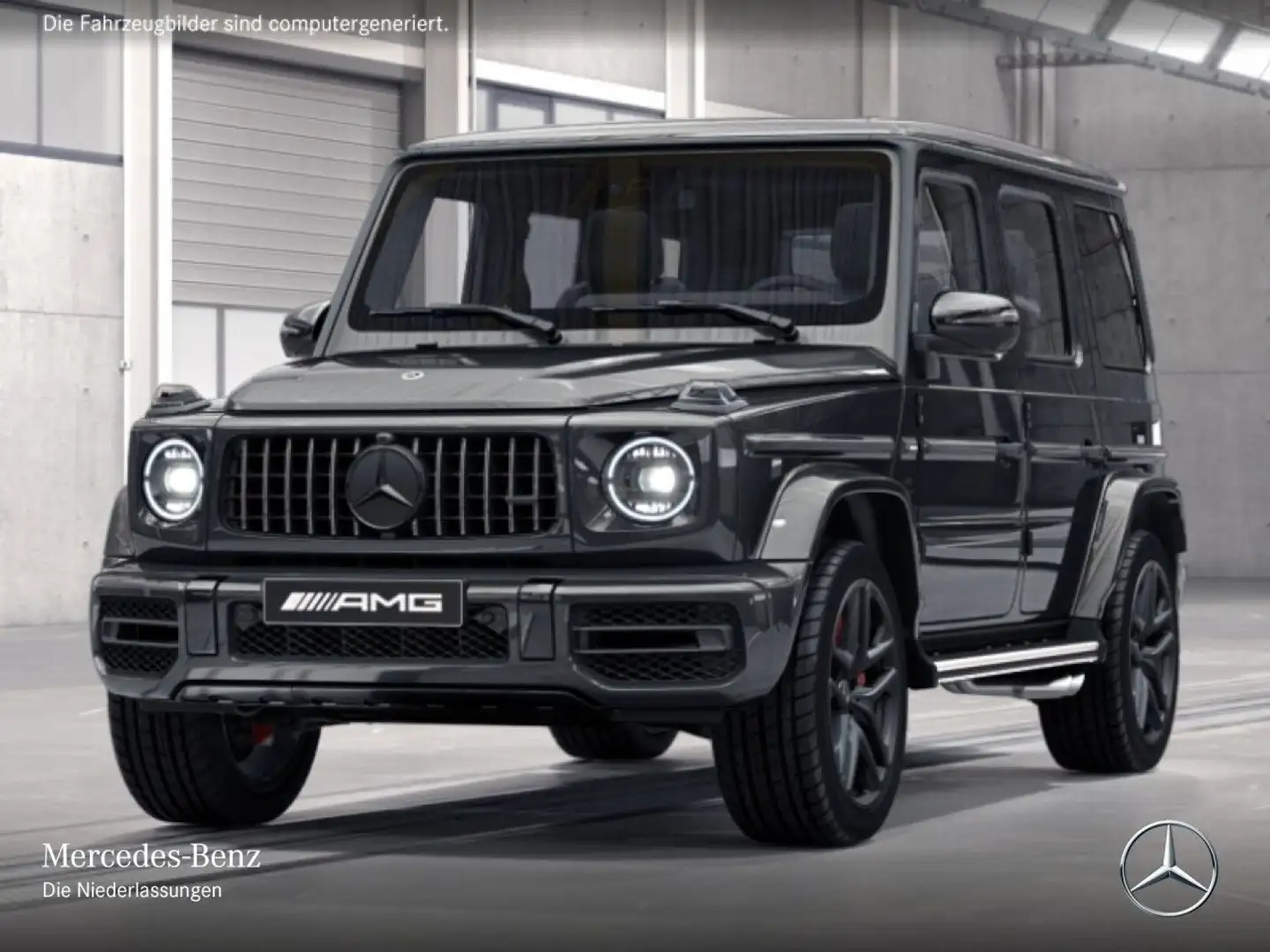 Mercedes-Benz G 63 AMG G 63 NIGHT+DRIVERS+GSD+360+AHK+MULTIBEAM+STHZG+21" Grau - 2
