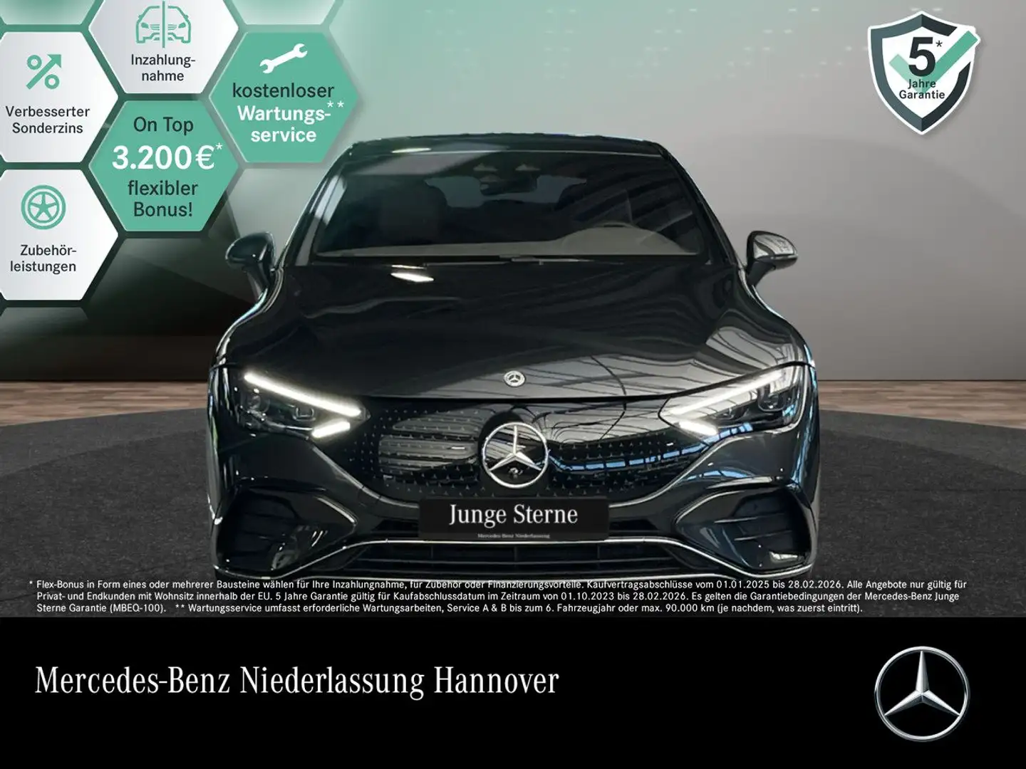 Mercedes-Benz EQE 500 4MATIC AMG Fahrass Burmester Distr. TV AHK Grijs - 1