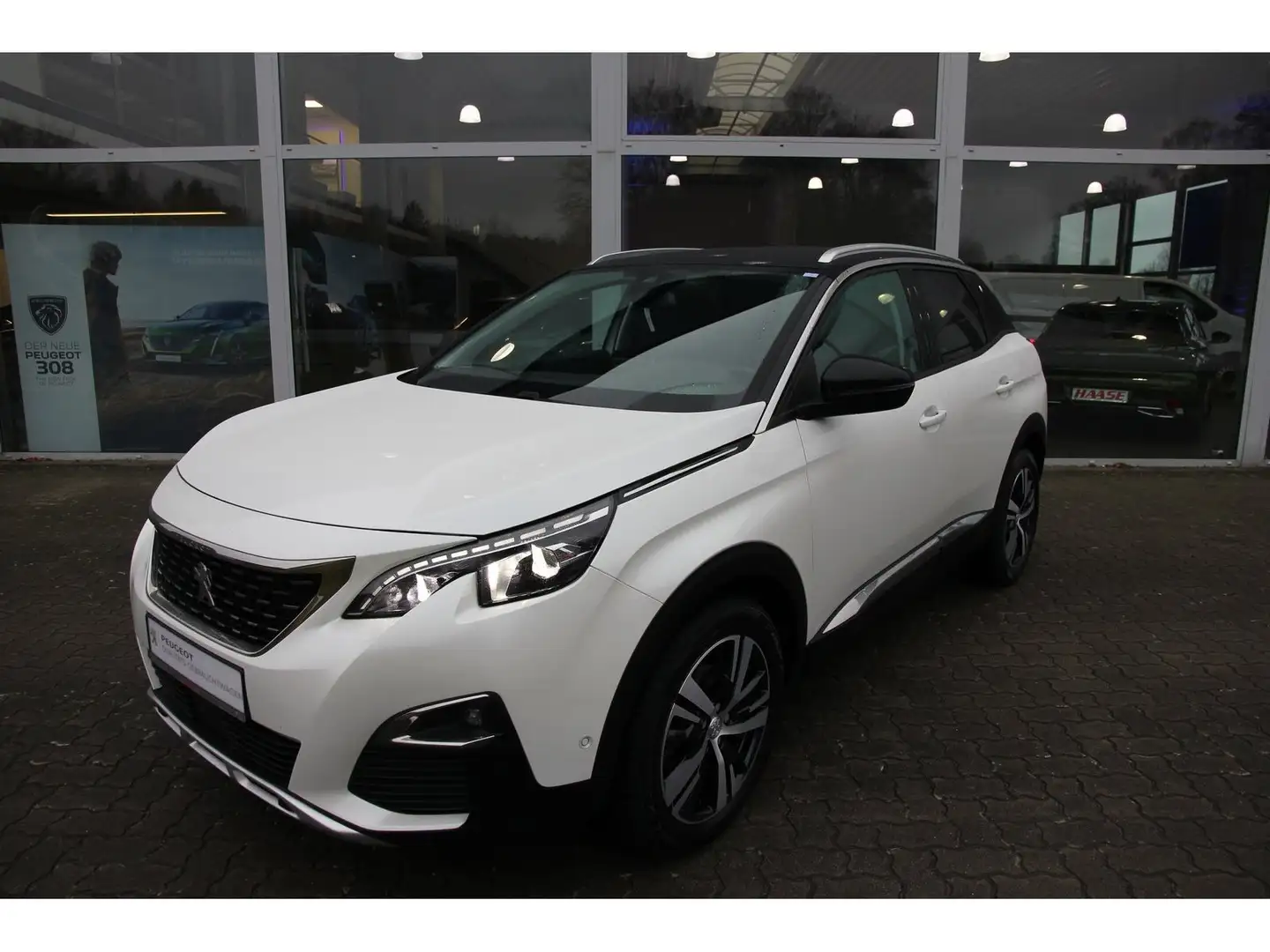 Peugeot 3008 Allure HDi 130 EAT8 Full-LED RFK Carplay Weiß - 1