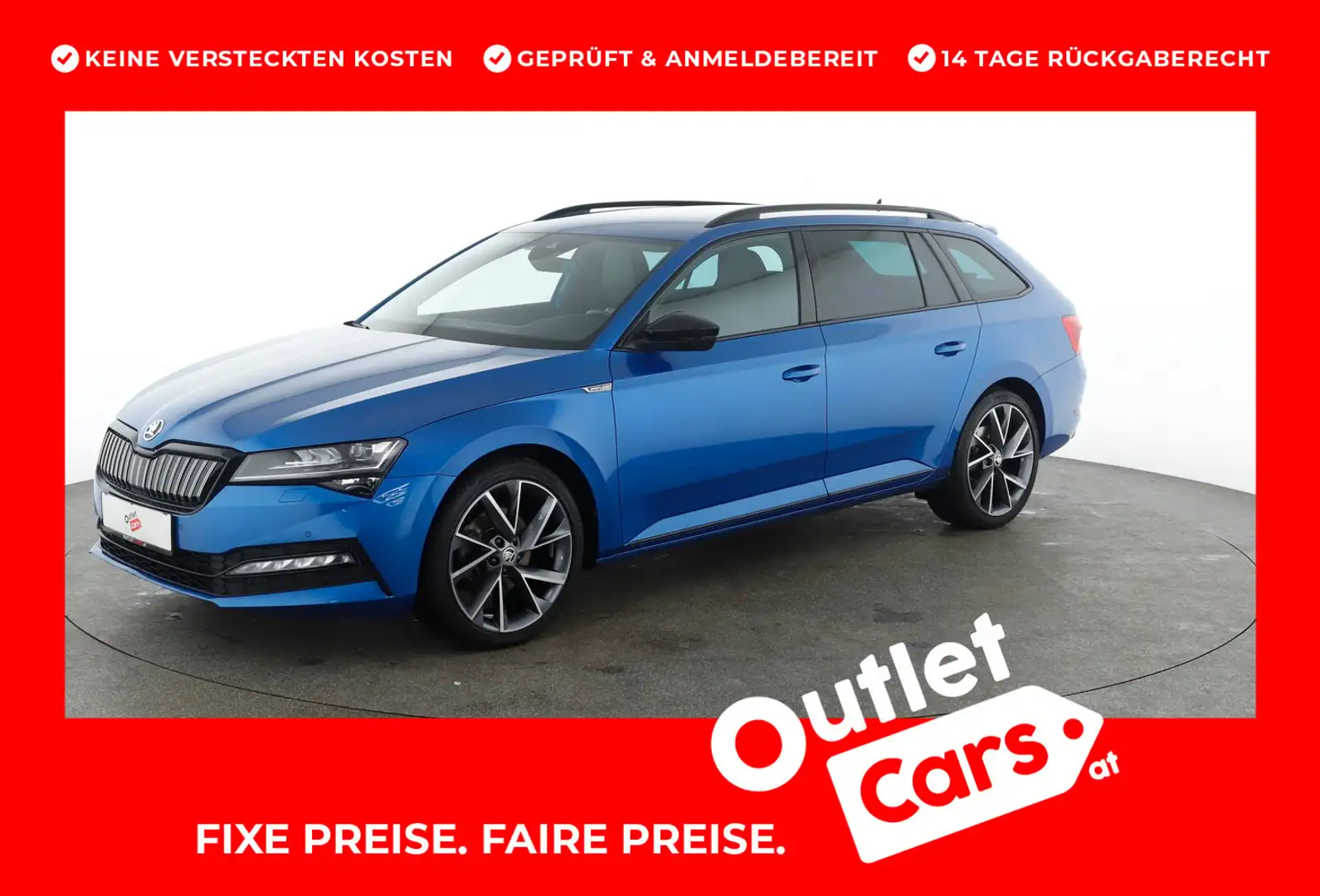 Skoda Superb iV SPORTLINE DSG Blau - 1