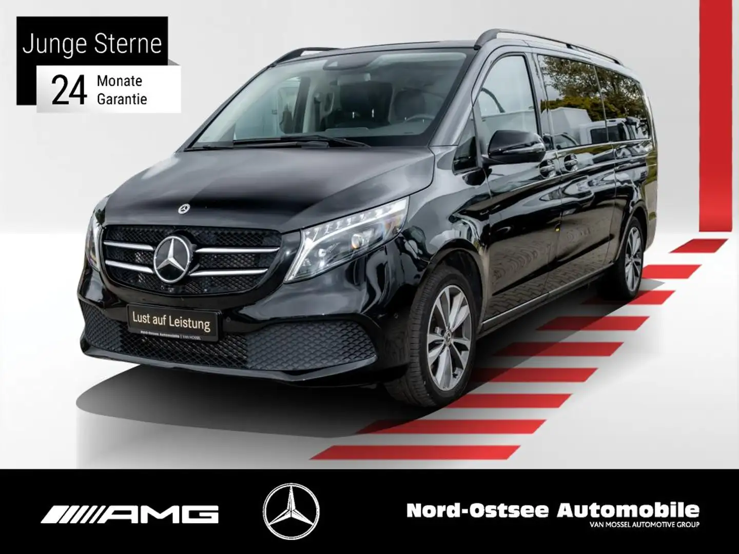 Mercedes-Benz V 300 AVANTGARDE EXTRALANG AIRMATIC MBUX NIGHT Schwarz - 1