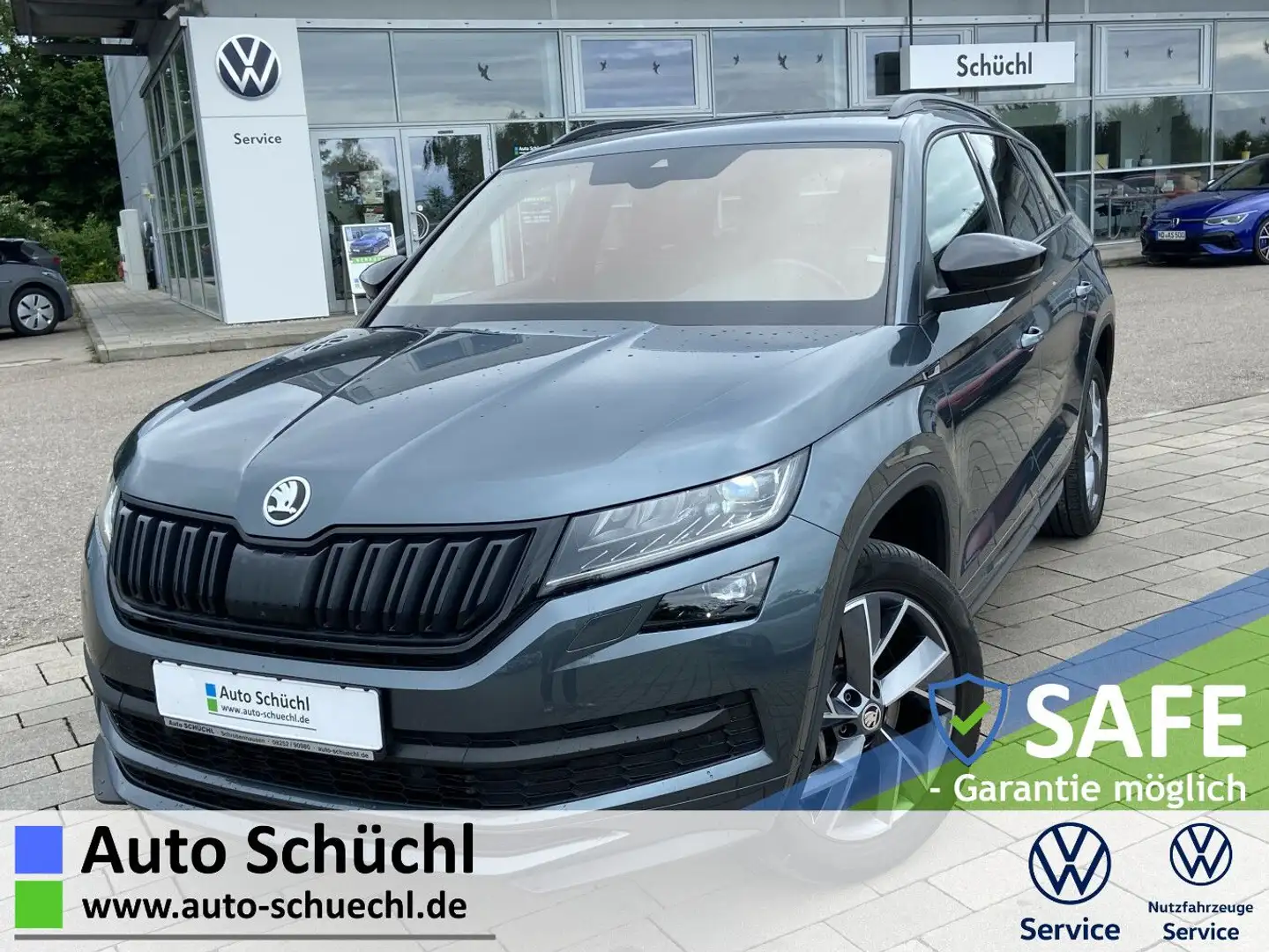 Skoda Kodiaq 2.0 TDI DSG 4x4 SPORTLINE AHK+19"+AREA+EL Grau - 1