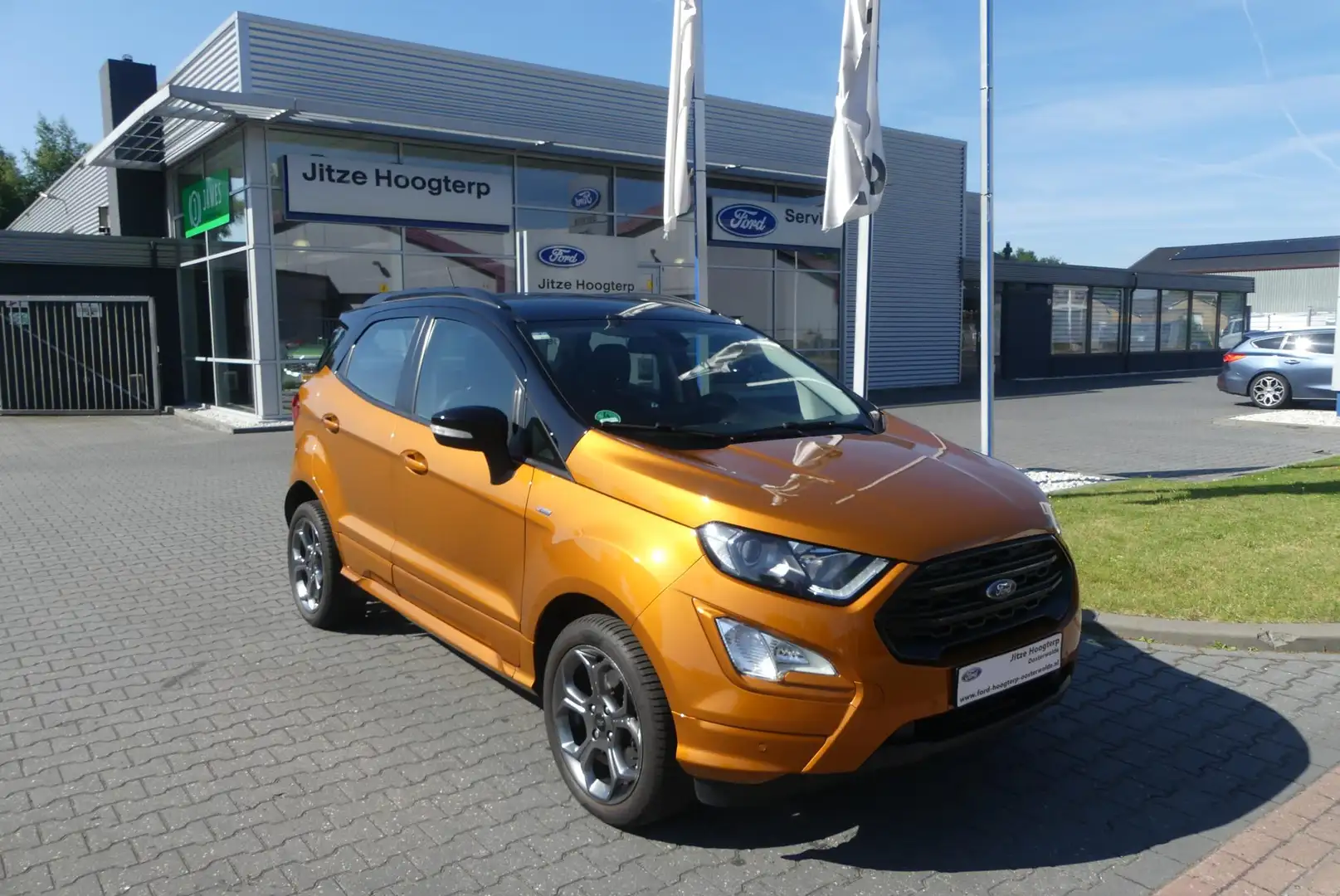 Ford EcoSport 1.0 EcoBoost ST-Line CRUISE, CLIMA, NAVI, WINTER P Orange - 1