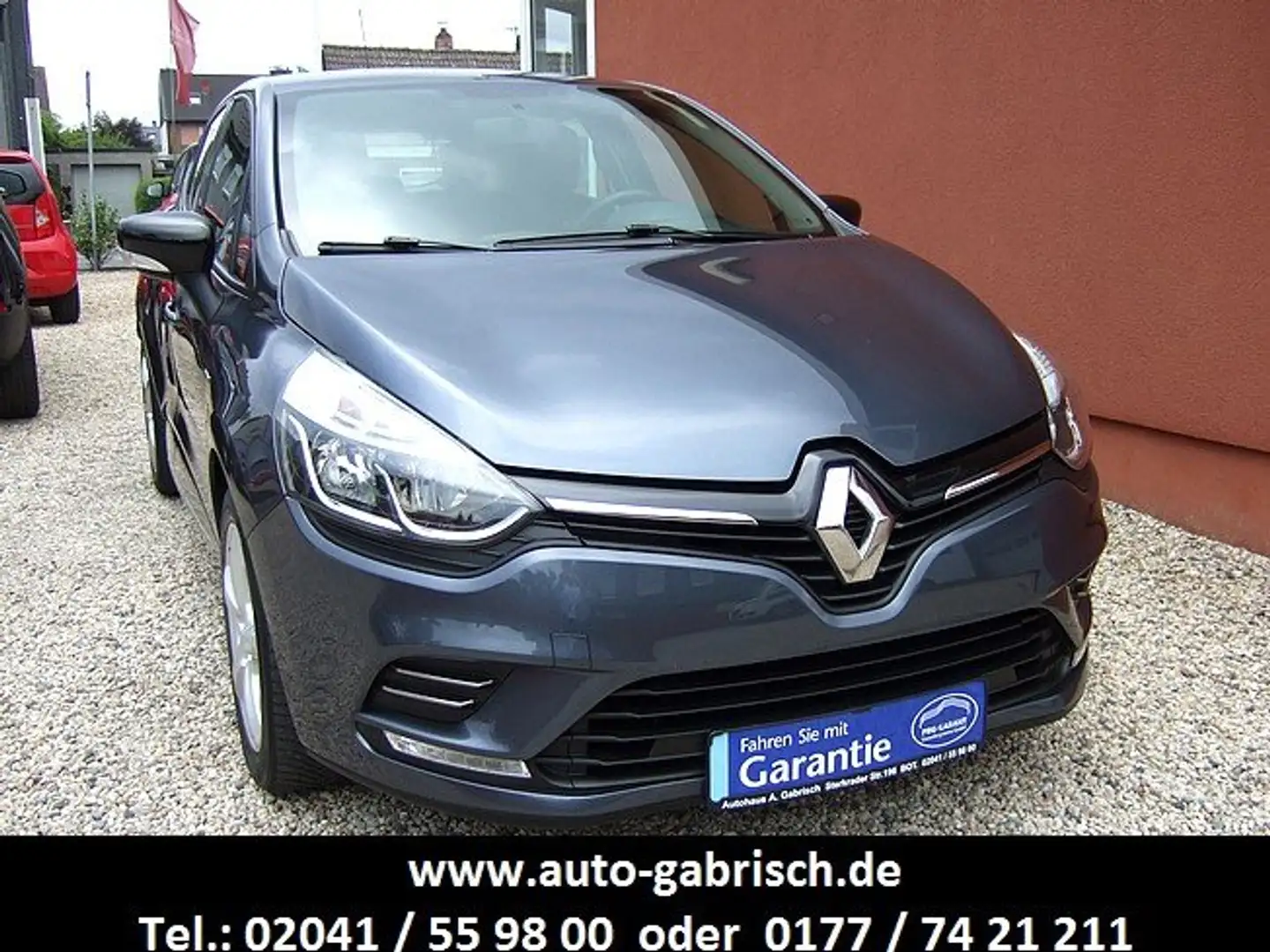 Renault Clio Limited,NAVI,TEMPOMAT,ALU,BLUETOOTH,SERVO,ZENTRAL Grau - 1