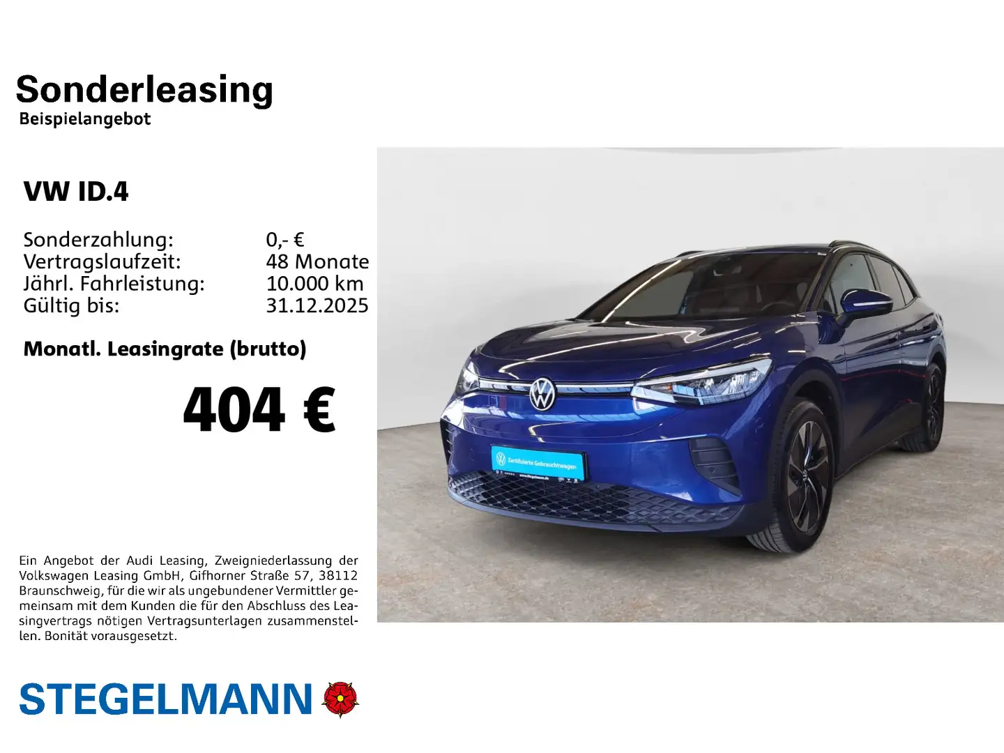 Volkswagen ID.4 Pro 210kW/77kWh Move *Wärmepumpe*LED*Navi*+ Bleu - 2