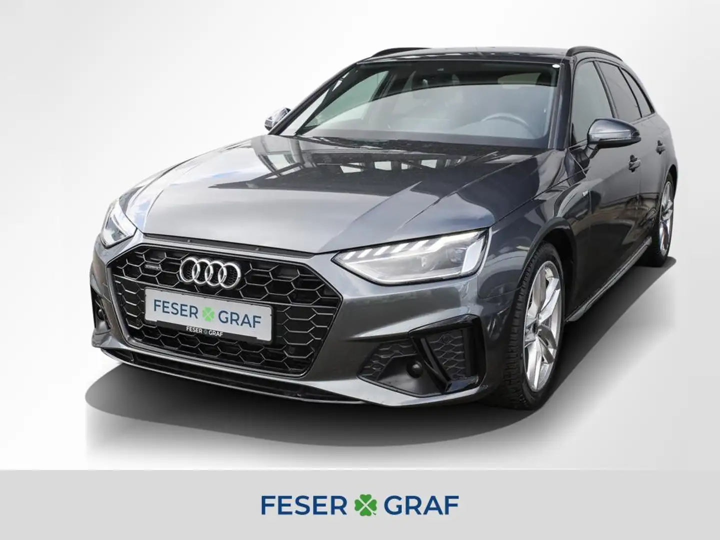 Audi A4 Av. 45 TFSI qu. 2x S line AHK LED Navi Sitzh. Gris - 1