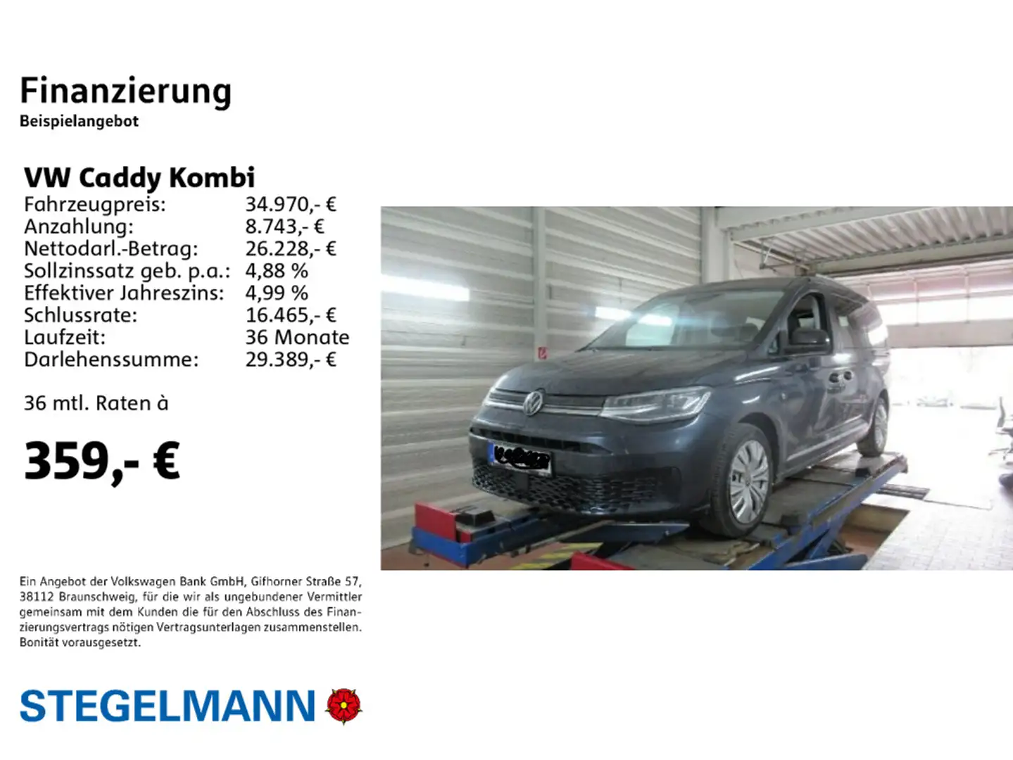 Volkswagen Caddy Maxi 2.0 TDI DSG Style *Navi*LED*ACC Blau - 2