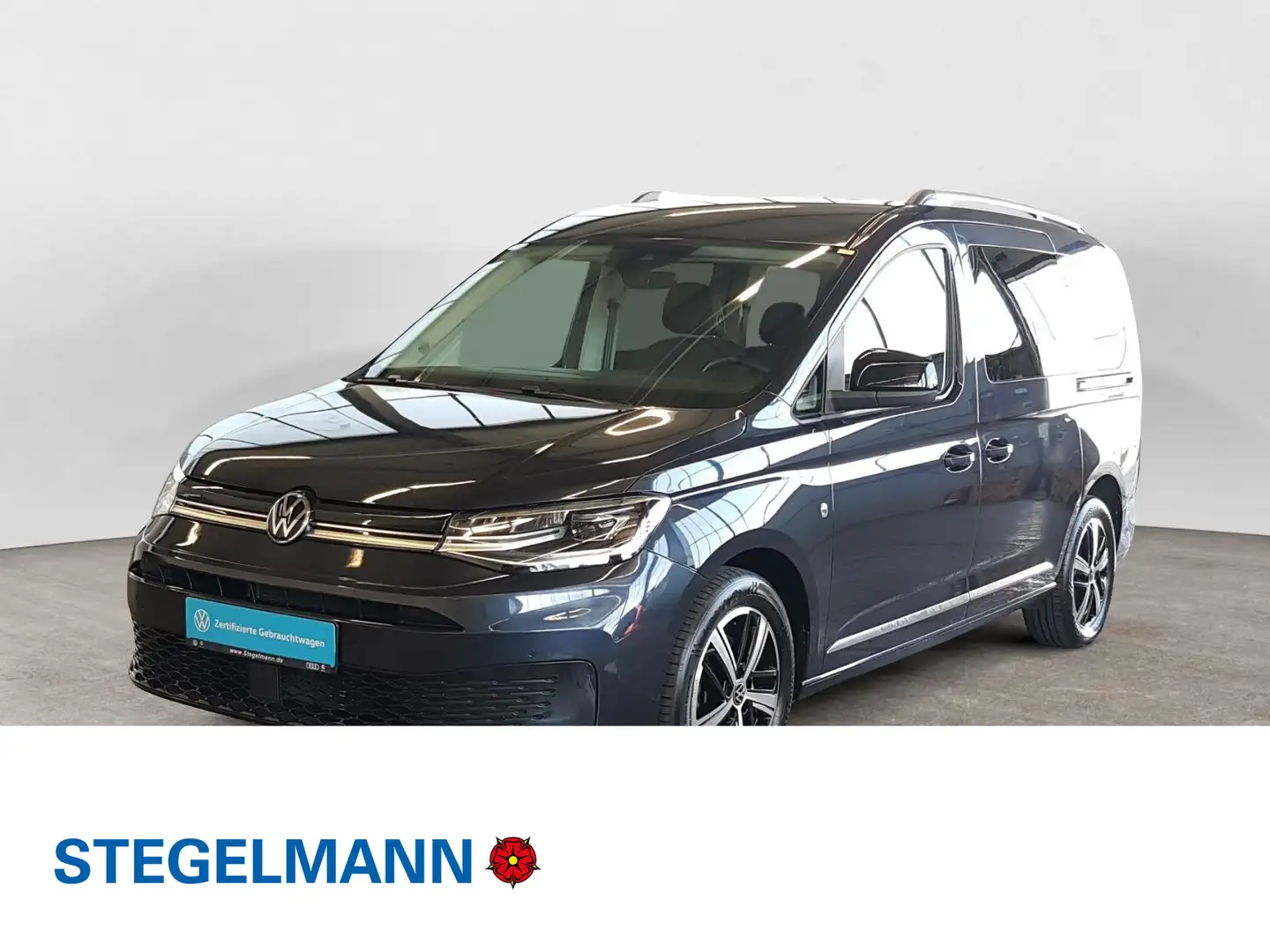 Volkswagen Caddy Maxi 2.0 TDI DSG Style *Navi*LED*ACC Blauw - 1
