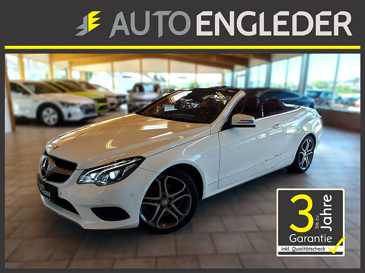 Mercedes-Benz E 220 CDI Aut. Cabrio Weiß - 1