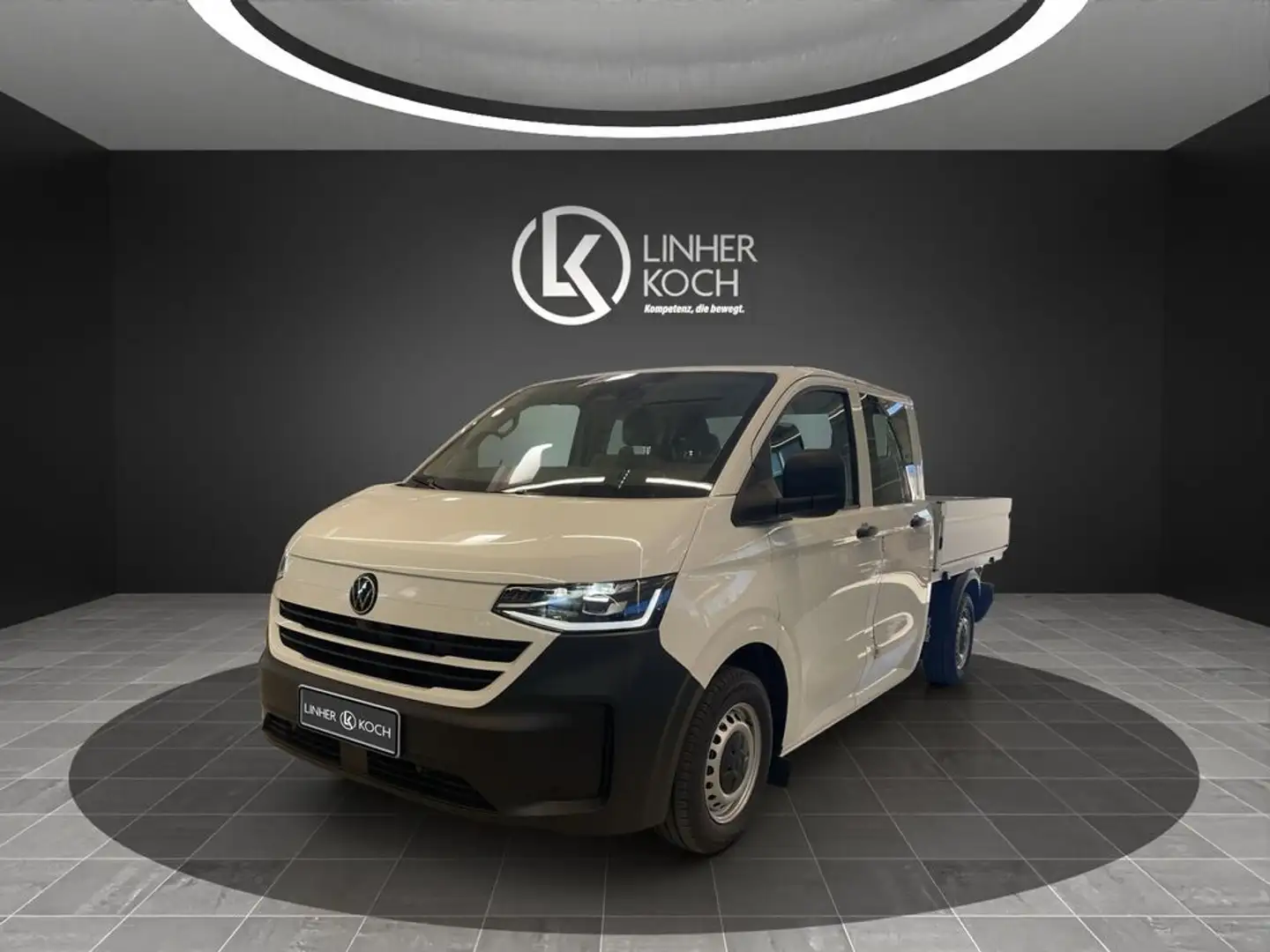 Volkswagen T7 Transporter Doka-Pritsche TDI 4MOTION ''AHK+ACC+IQLights+uvm'' Weiß - 1