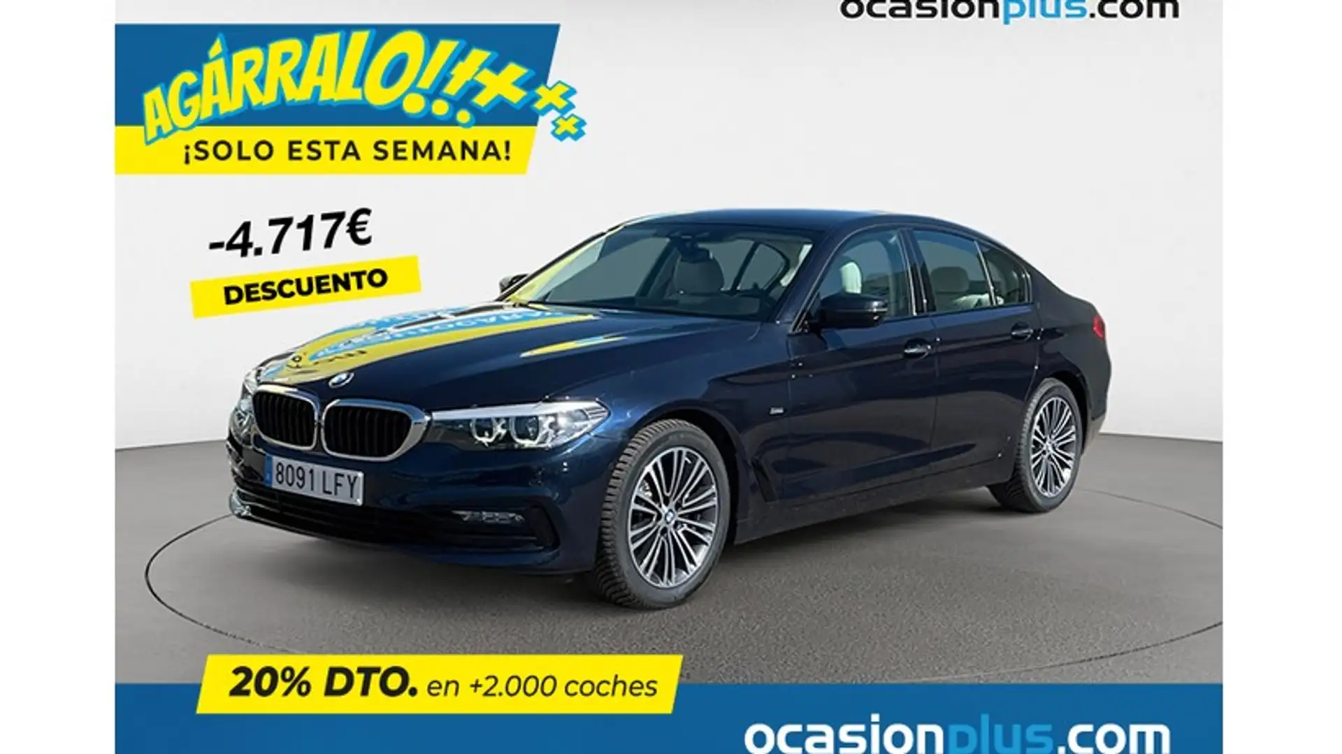 BMW 520 520dA Bleu - 1
