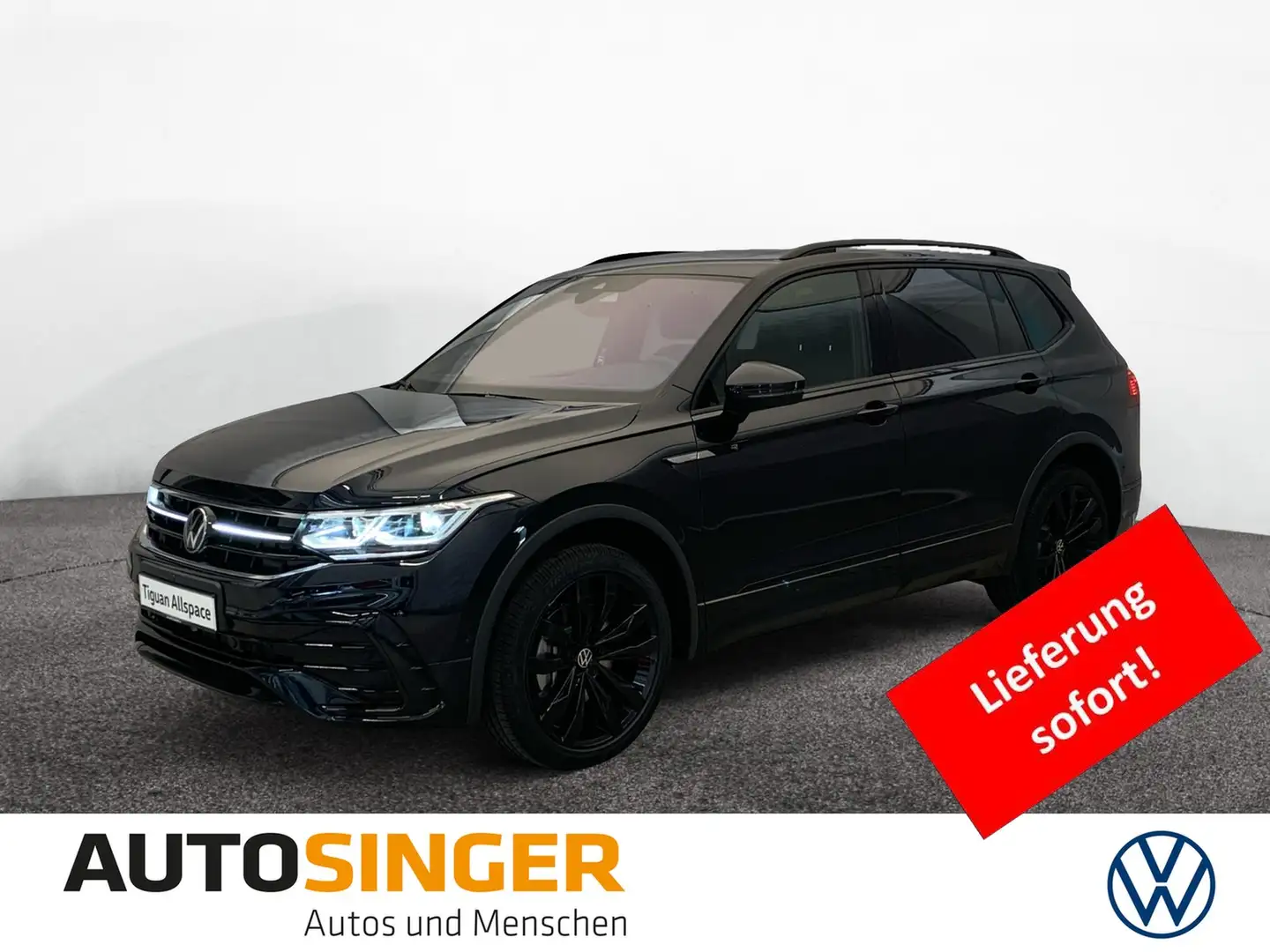 Volkswagen Tiguan Allspace R-Line TDI 4M LEDER*PANO*MATRIX* Schwarz - 1