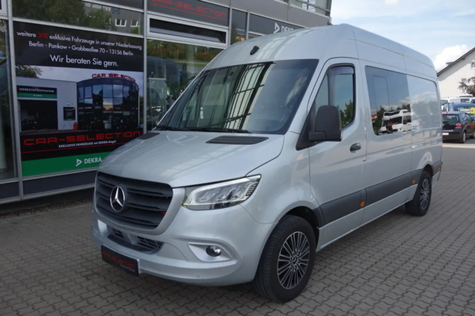 Mercedes-Benz Sprinter 316 CDI Mixto L2H2 LED/STDHZG/KAM/AHK Zilver - 1